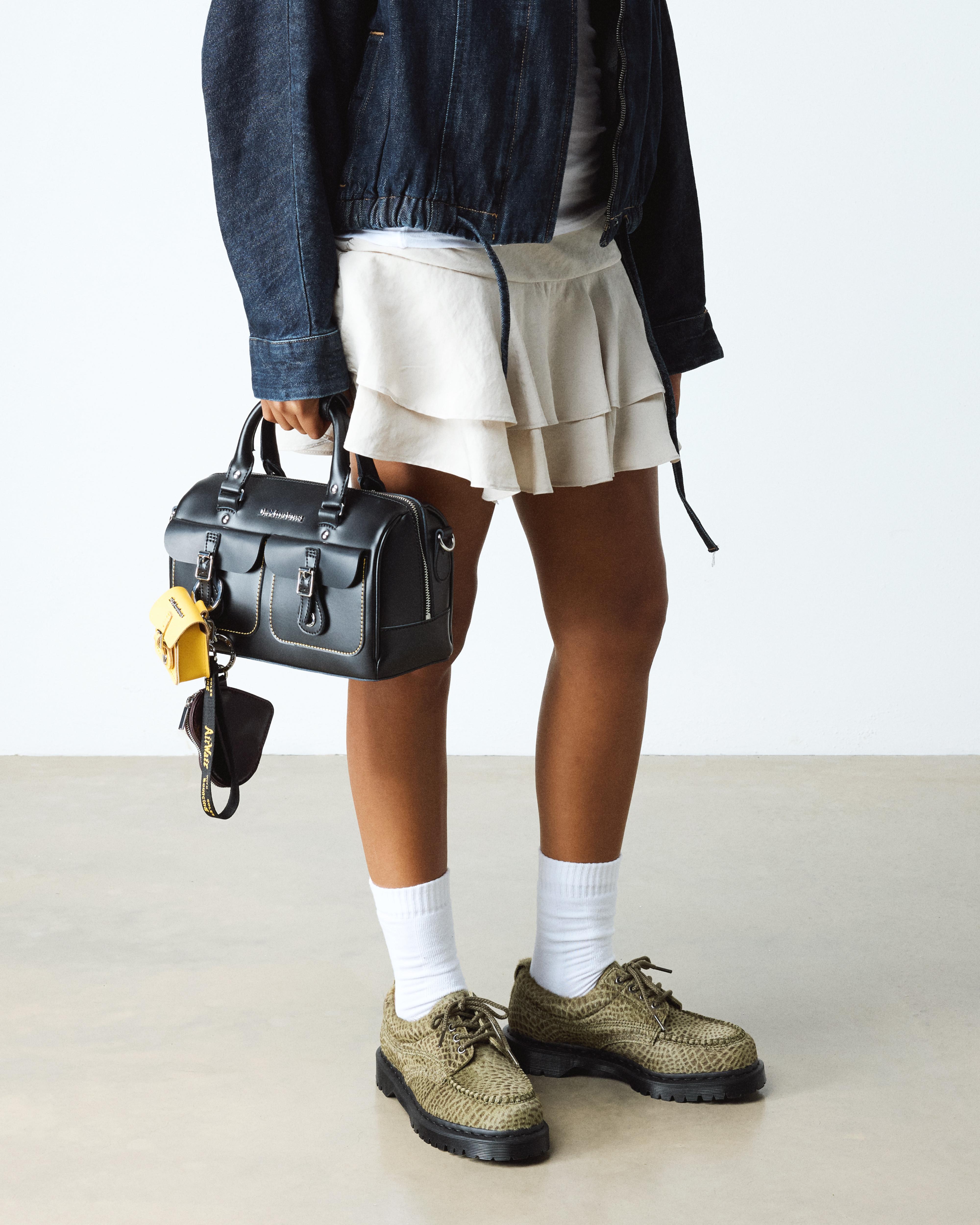 Lowell Hair On Leder Moc Toe Schuhe in Olivgrün Grün