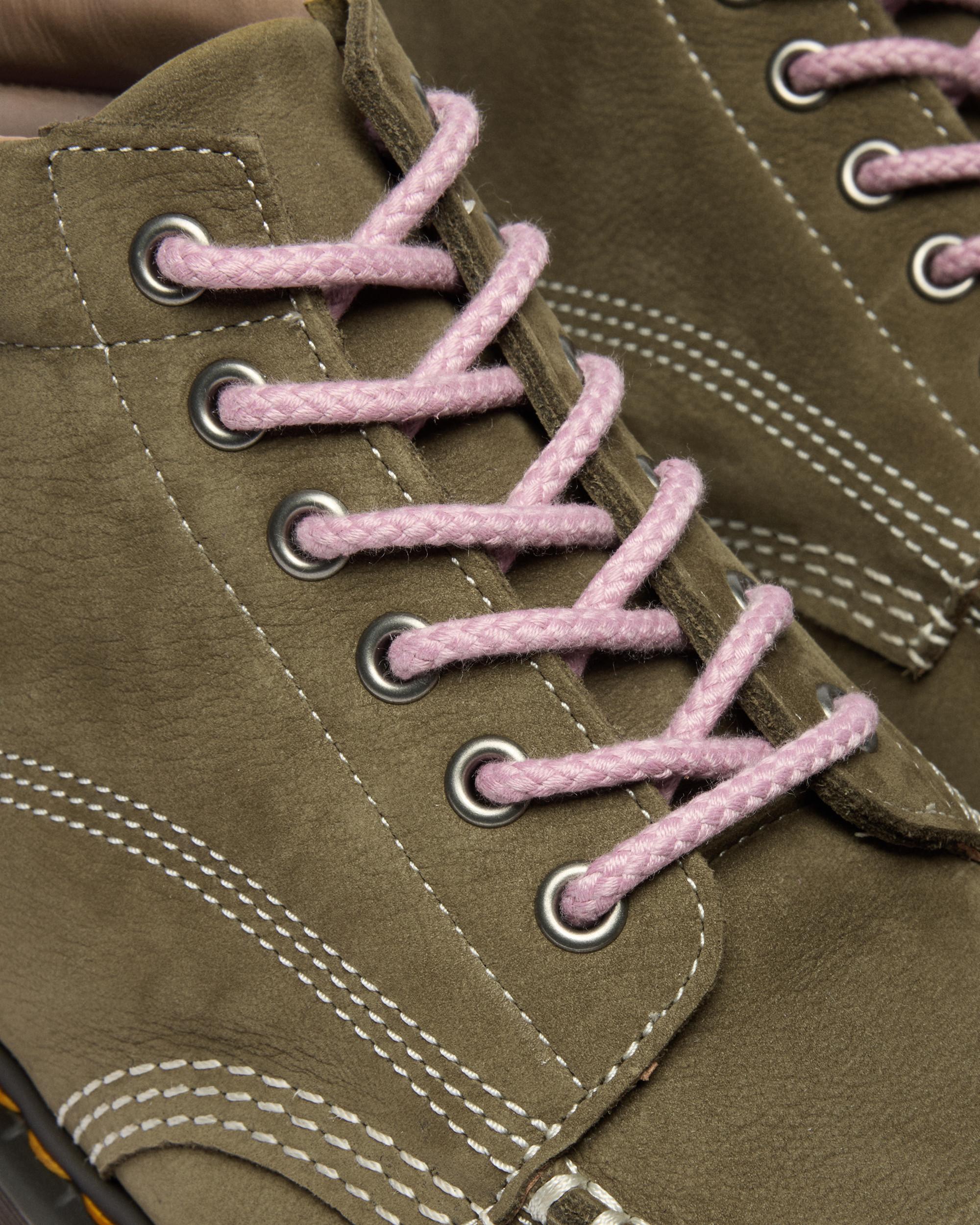 Lowell Chukka Nubuck Moc Toe Ankle Boots in Olive Green