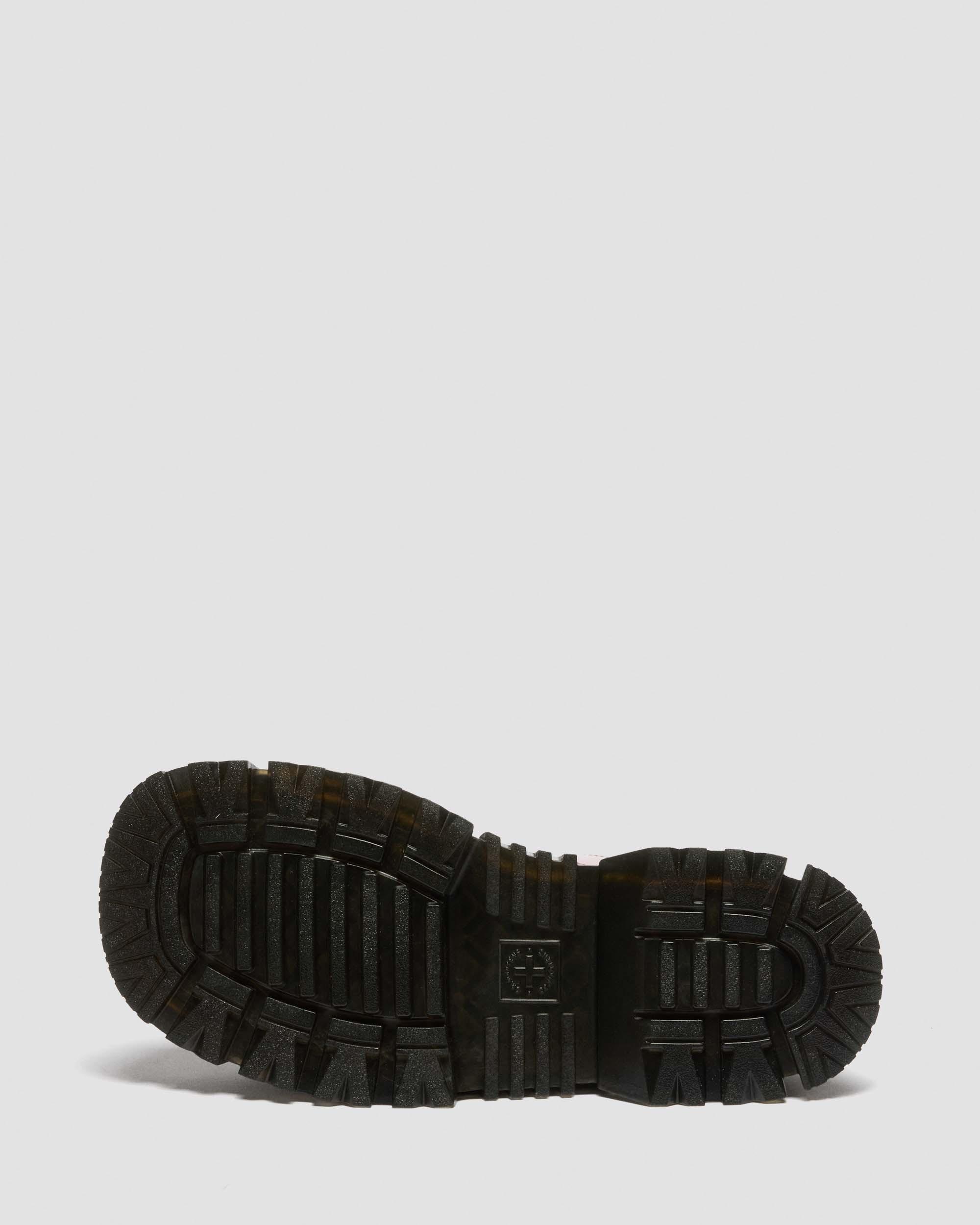 Mattison Zachte Lakleren Sandalen met Drie Riemen in Dusty Roze