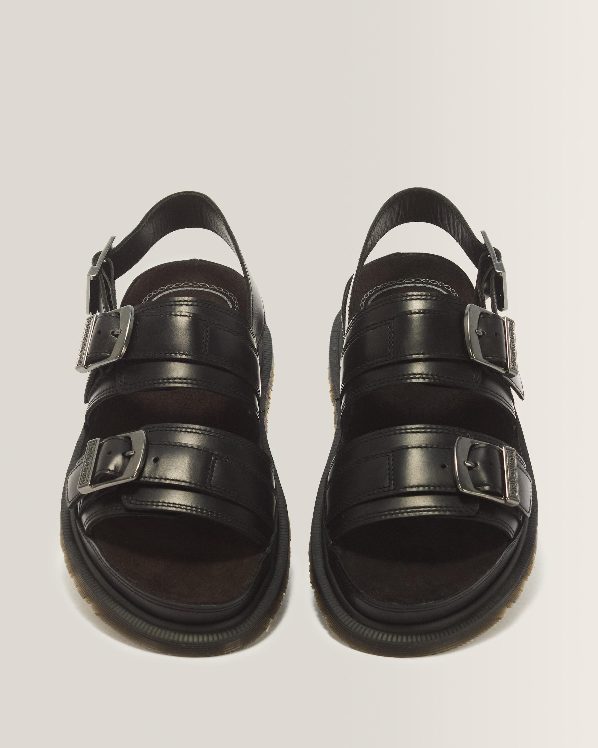 Dr. Martens Men\'s Leather‎ Double Strap Slide Sandals, Black Dr. Martens Black Slide Sandals for Men for sale | eBay main image 4