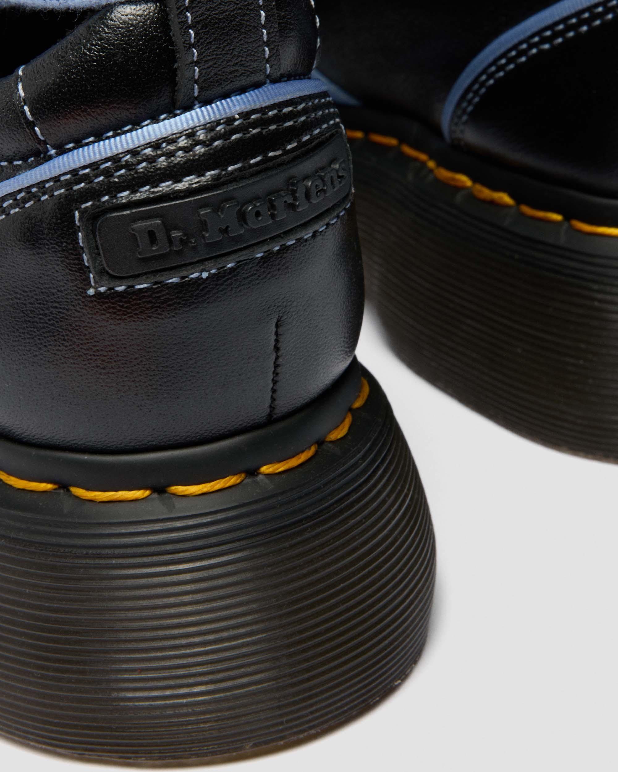 Buzz Ballerina Gloss Leather Shoes in BLACK