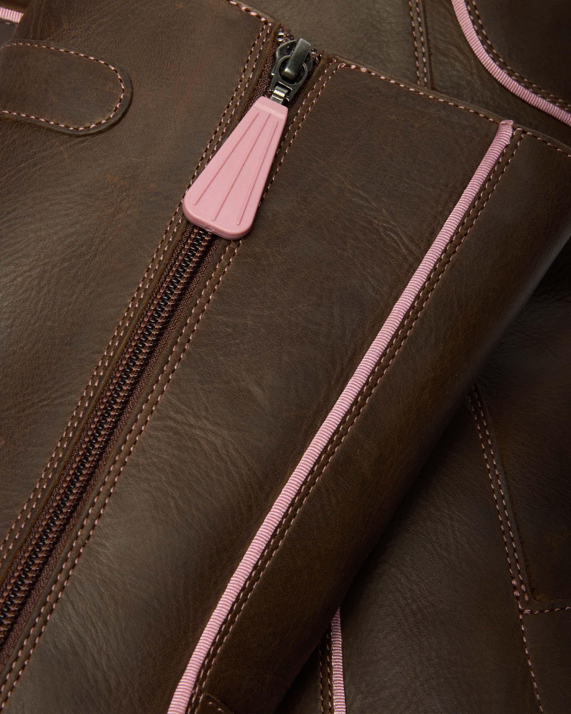 Buzz Hi Wyoming Leather Boots in Dark Brown