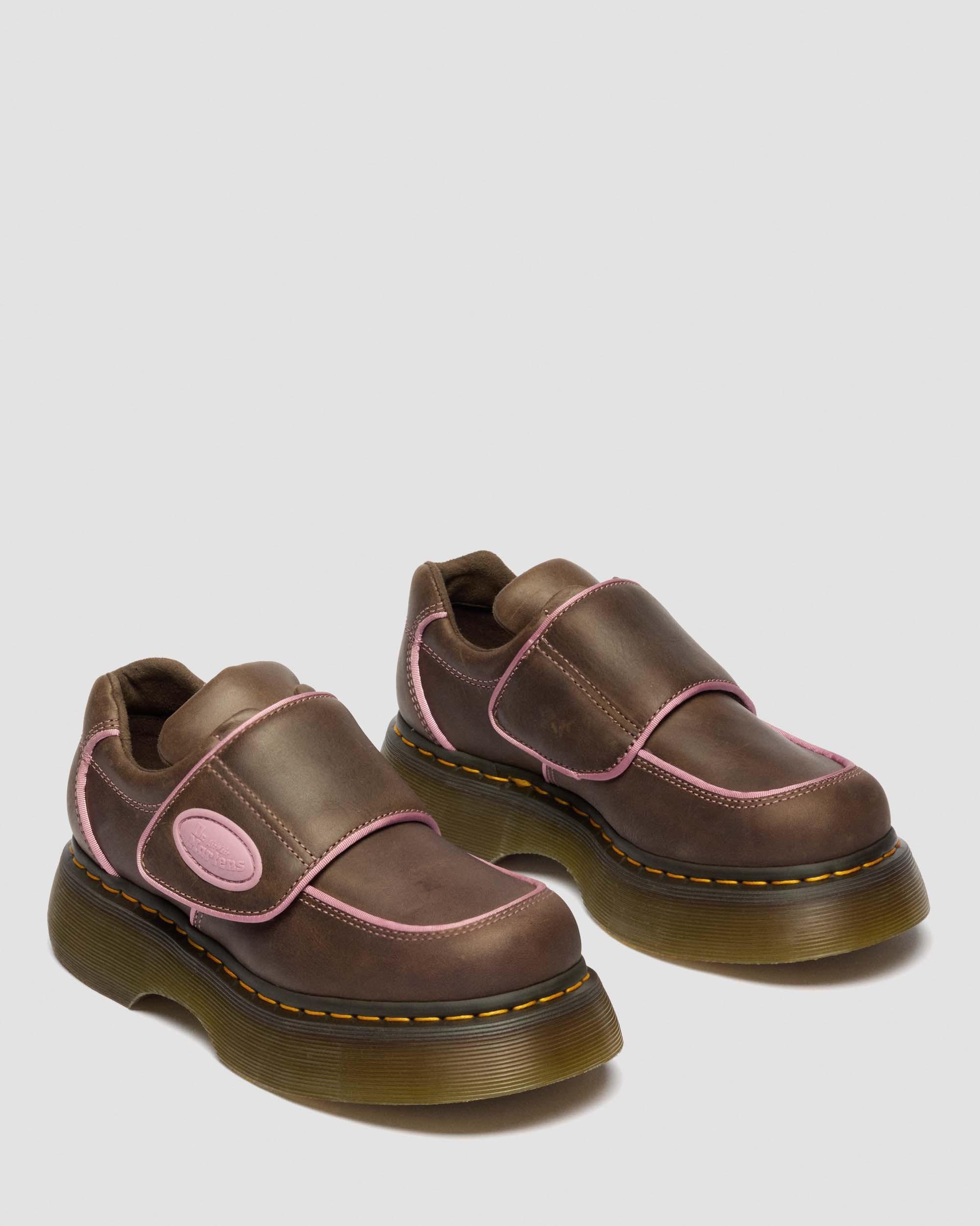 Buzz Strap Wyoming Shoes in Dark Brown