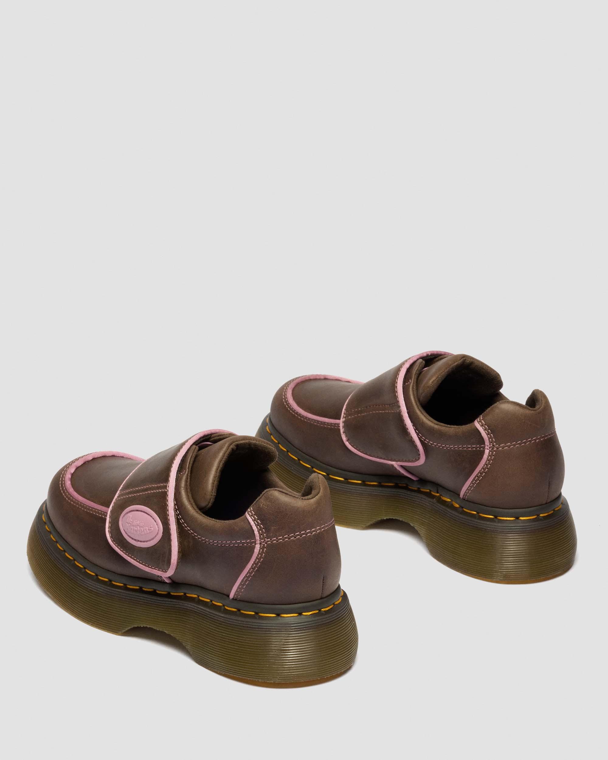 Buzz Strap Wyoming Shoes in Dark Brown