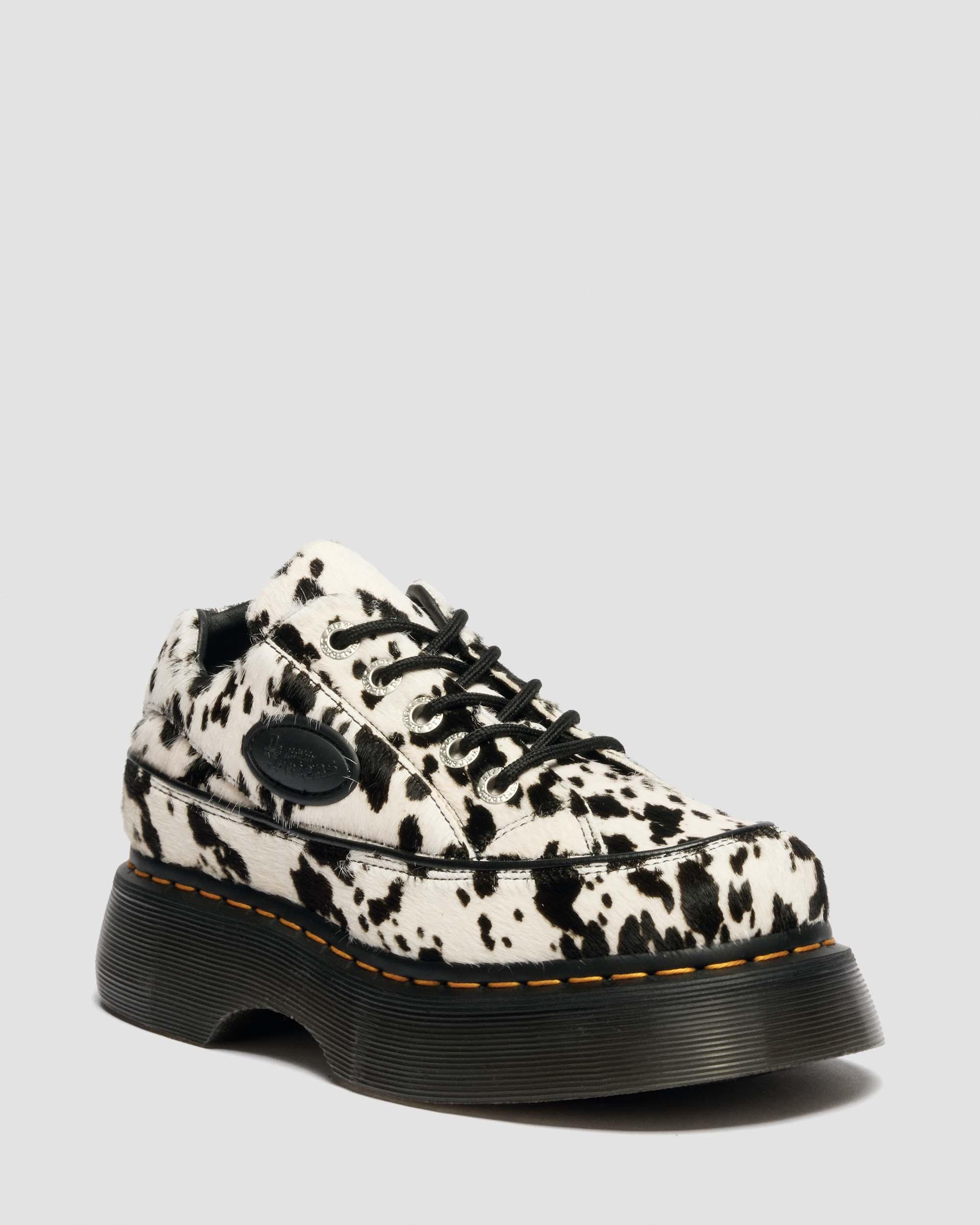 新品未使用 Dr.Martens BUZZ 5I レオパード シューズ 23cm Buzz 5-eye leopard shoes in Light Tan | Dr. Martens