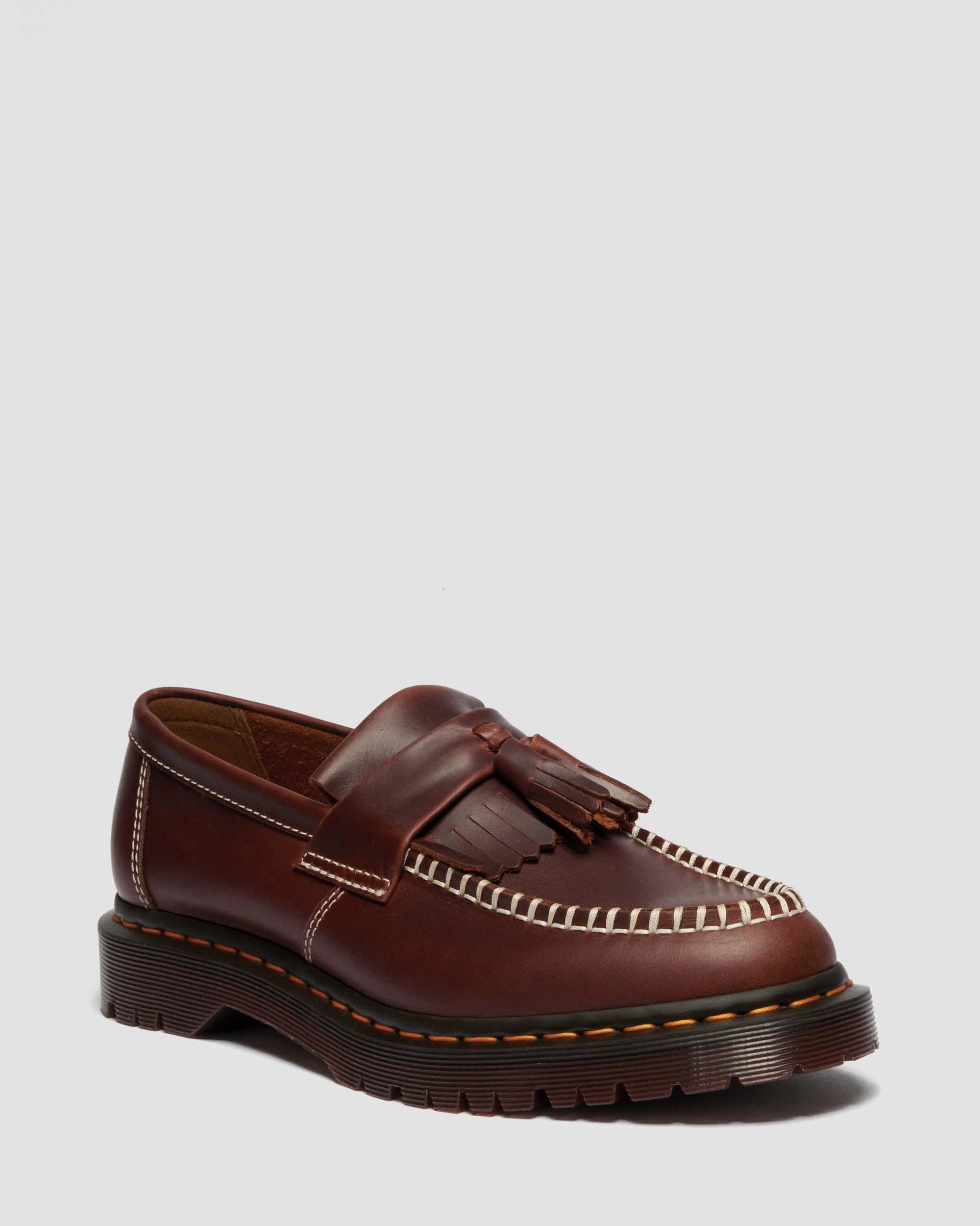 Adrian Orleans Leather Tassel Loafers in Butterscotch