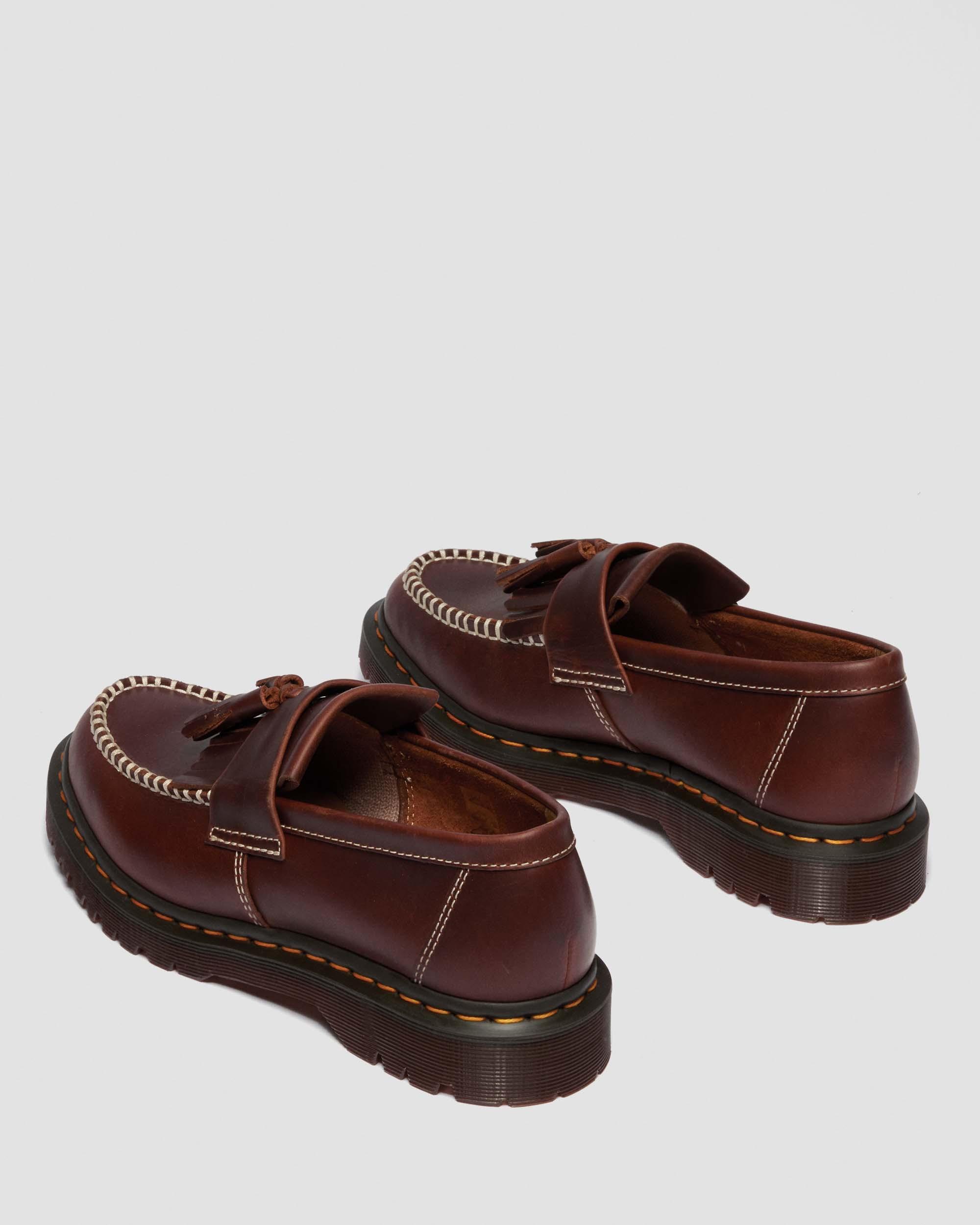 Adrian Orleans Leather Tassel Loafers in Butterscotch | Dr. Martens