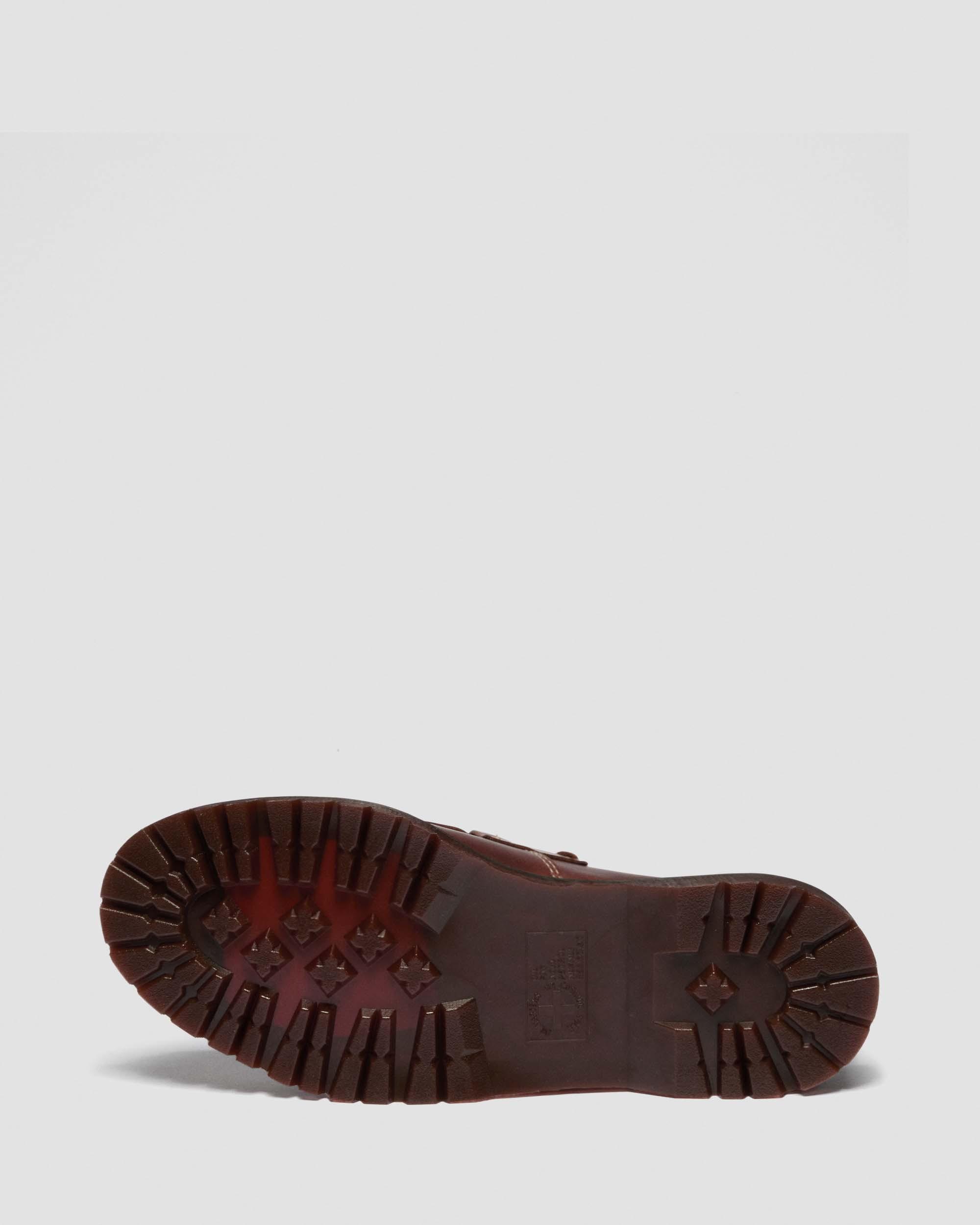 Adrian Orleans Leather Tassel Loafers in Brown