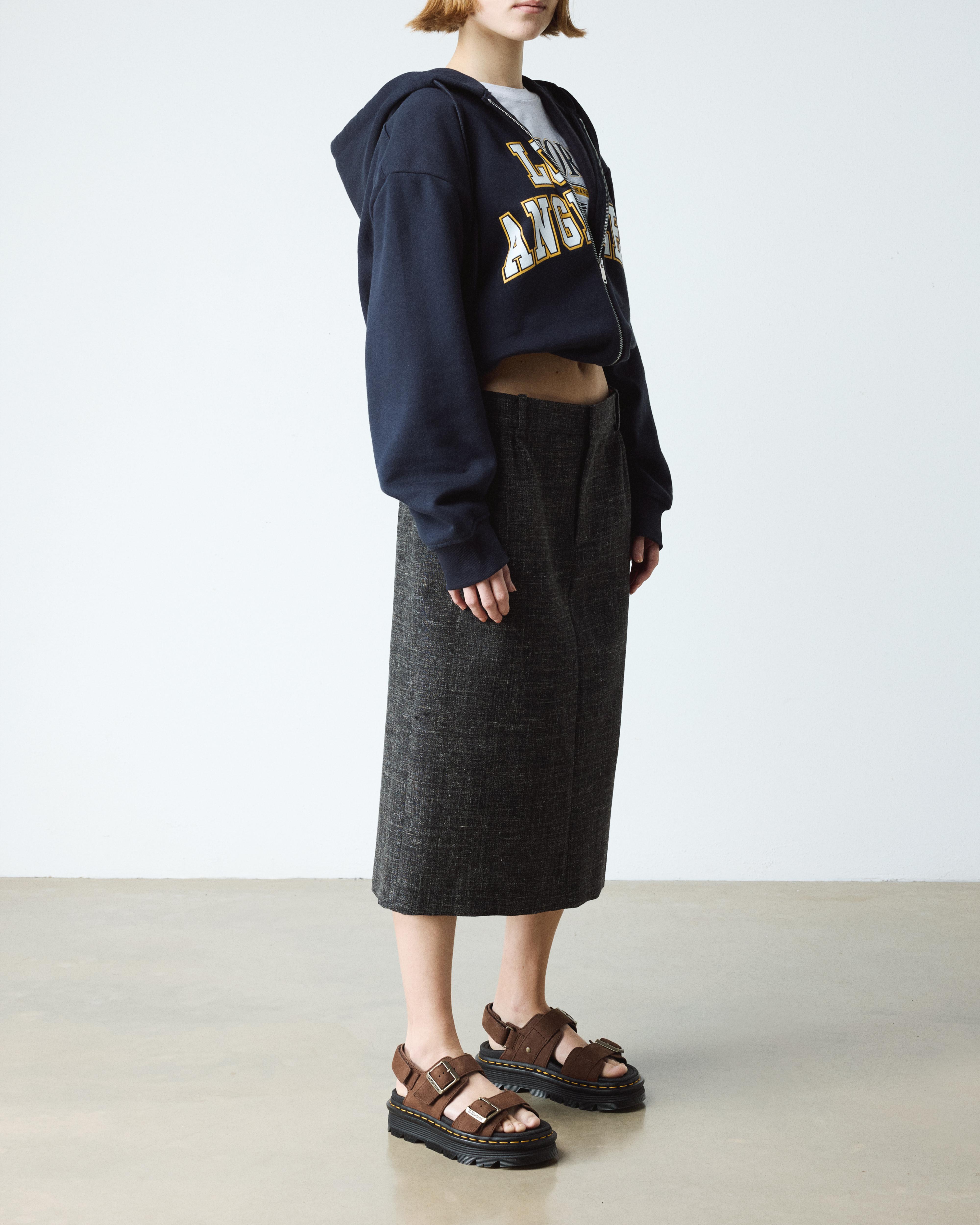 Sandales plateformes Zebzag en nubuck in Marron sépia