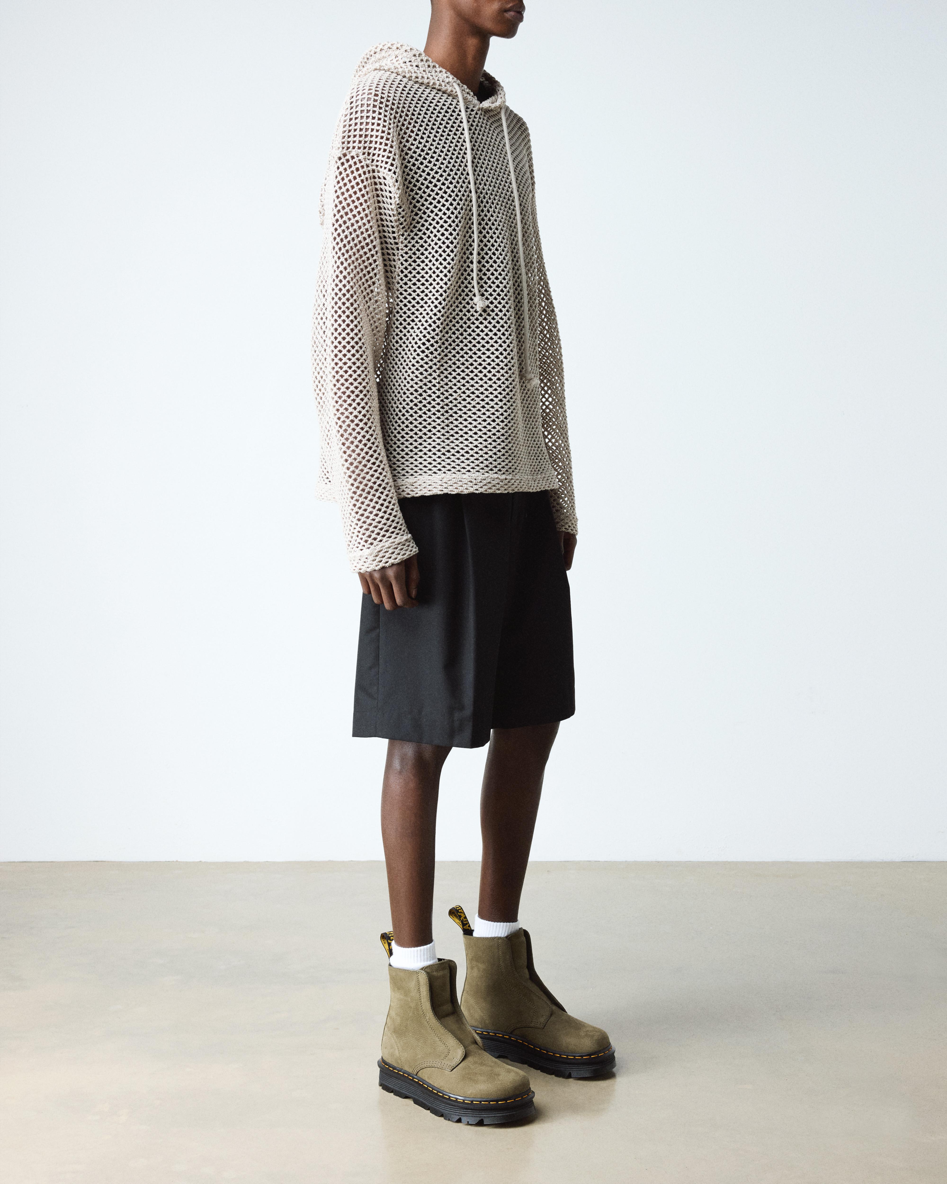 Zebzag Laceless Nubuck Boots in Vert olive Doc's