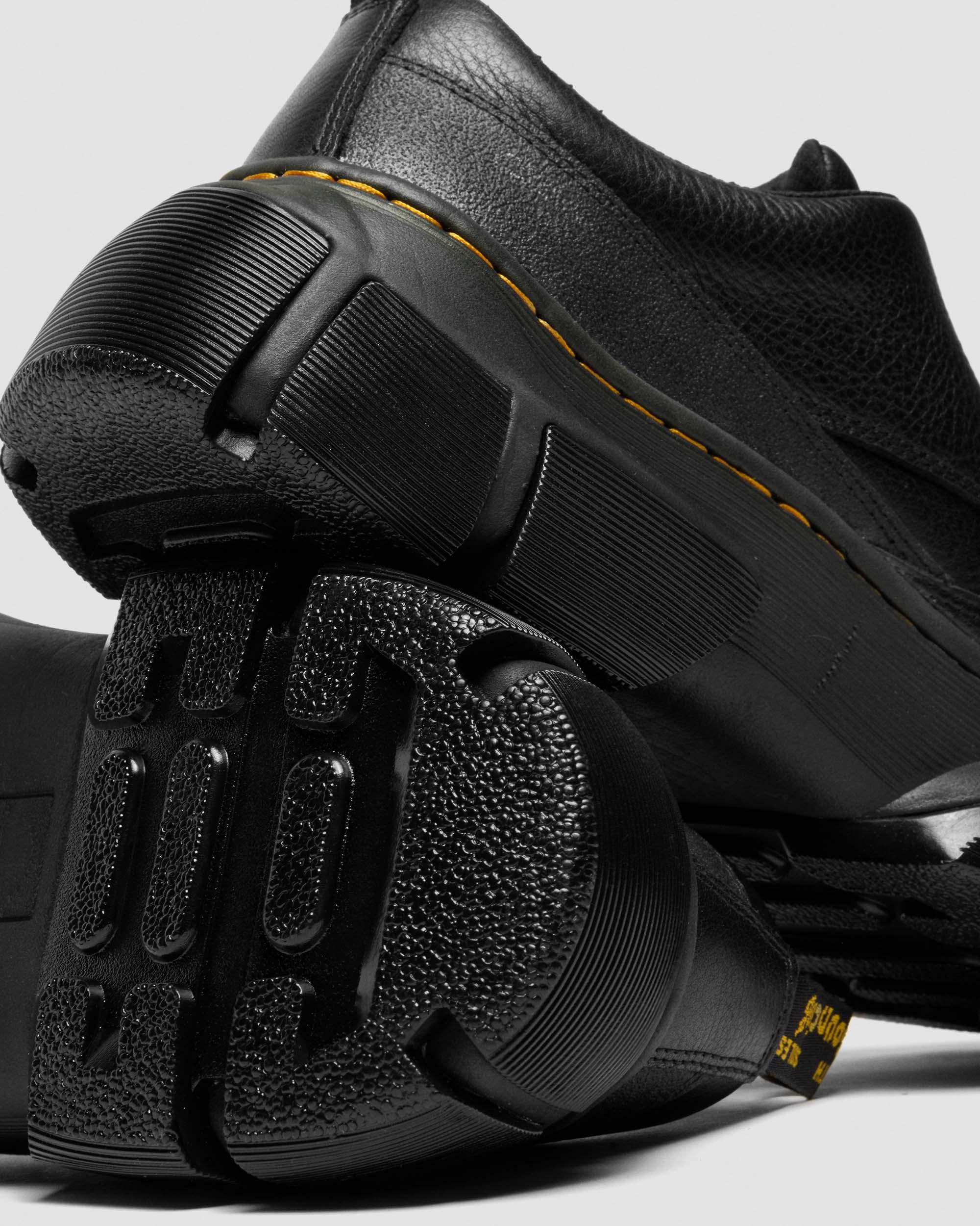 Chaussures DMXL Zip en cuir in Noir