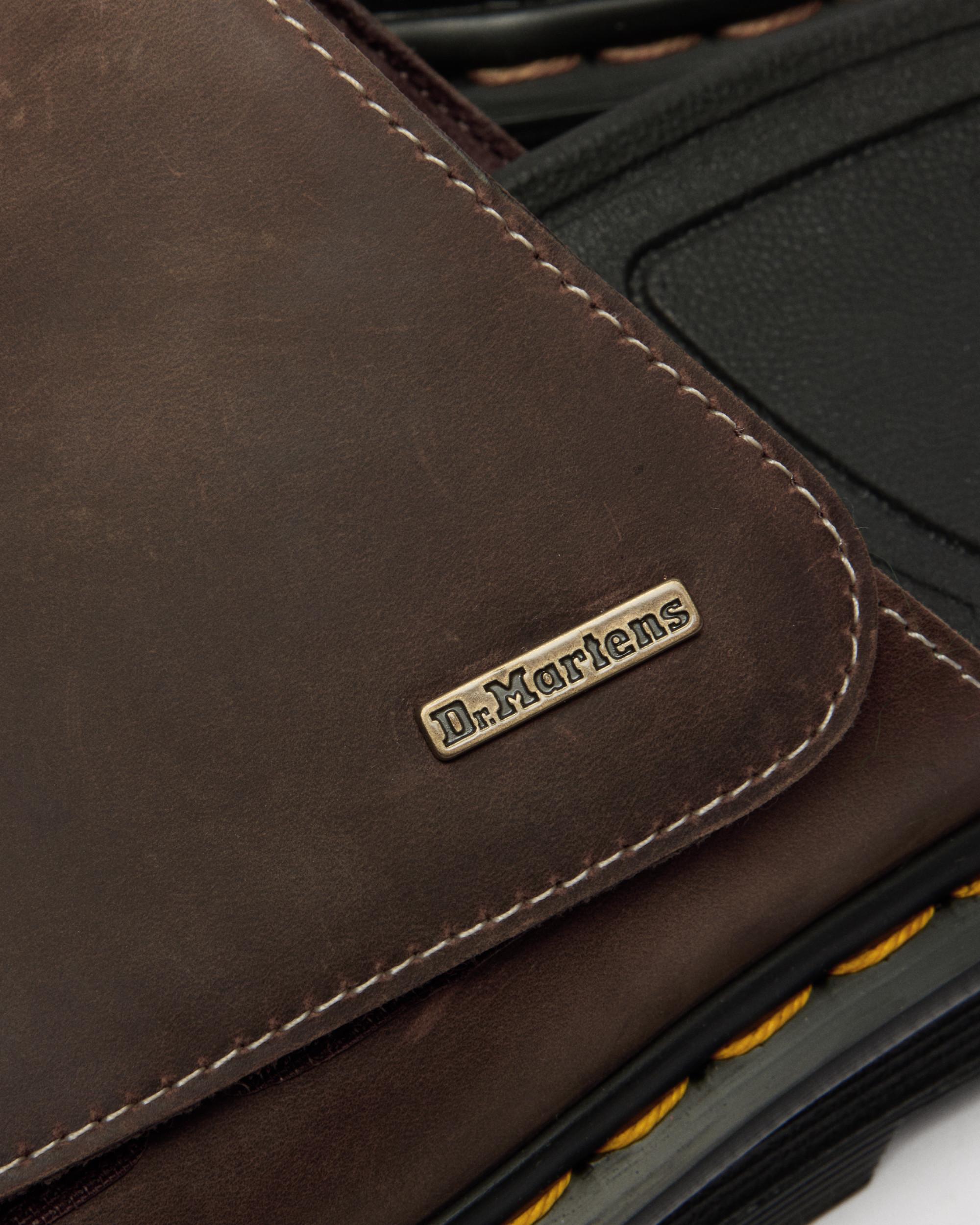 Zebzag-sandaler i blomstermønstret Crazy Horse-læder  in Mørkebrun