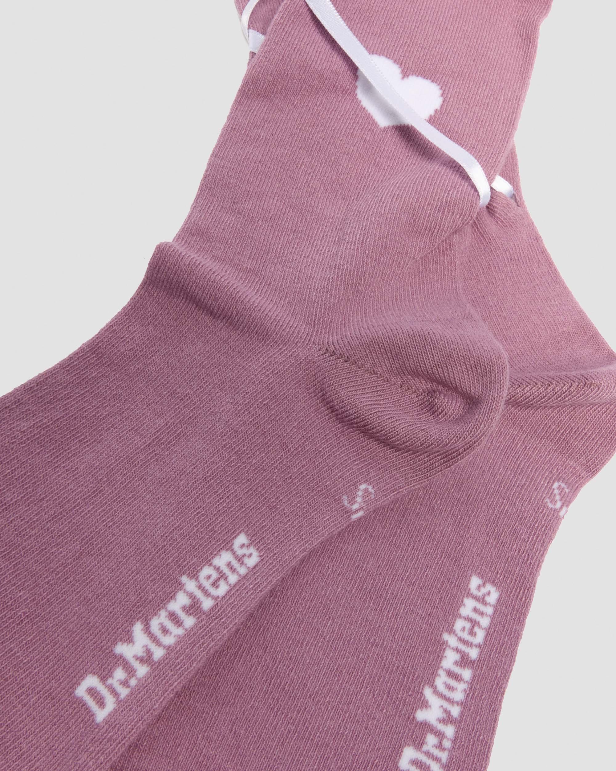 Long Lace-Up Organic Cotton Blend Socks