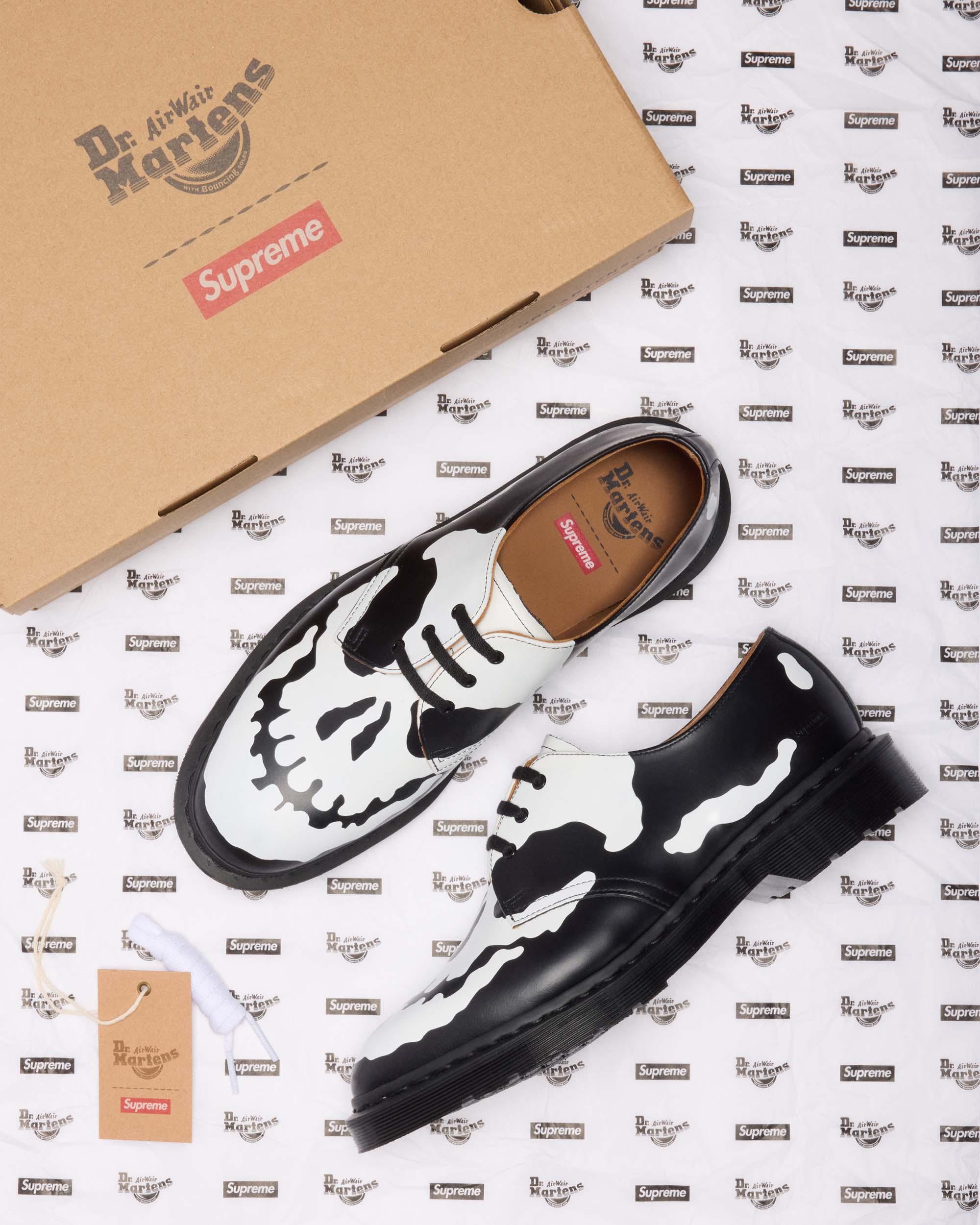 Supreme × Dr.Martens 1461 Skull 3 Eye 28 Supreme Dr. Martens 1461 3-Eye Skull Oxford Release Date
