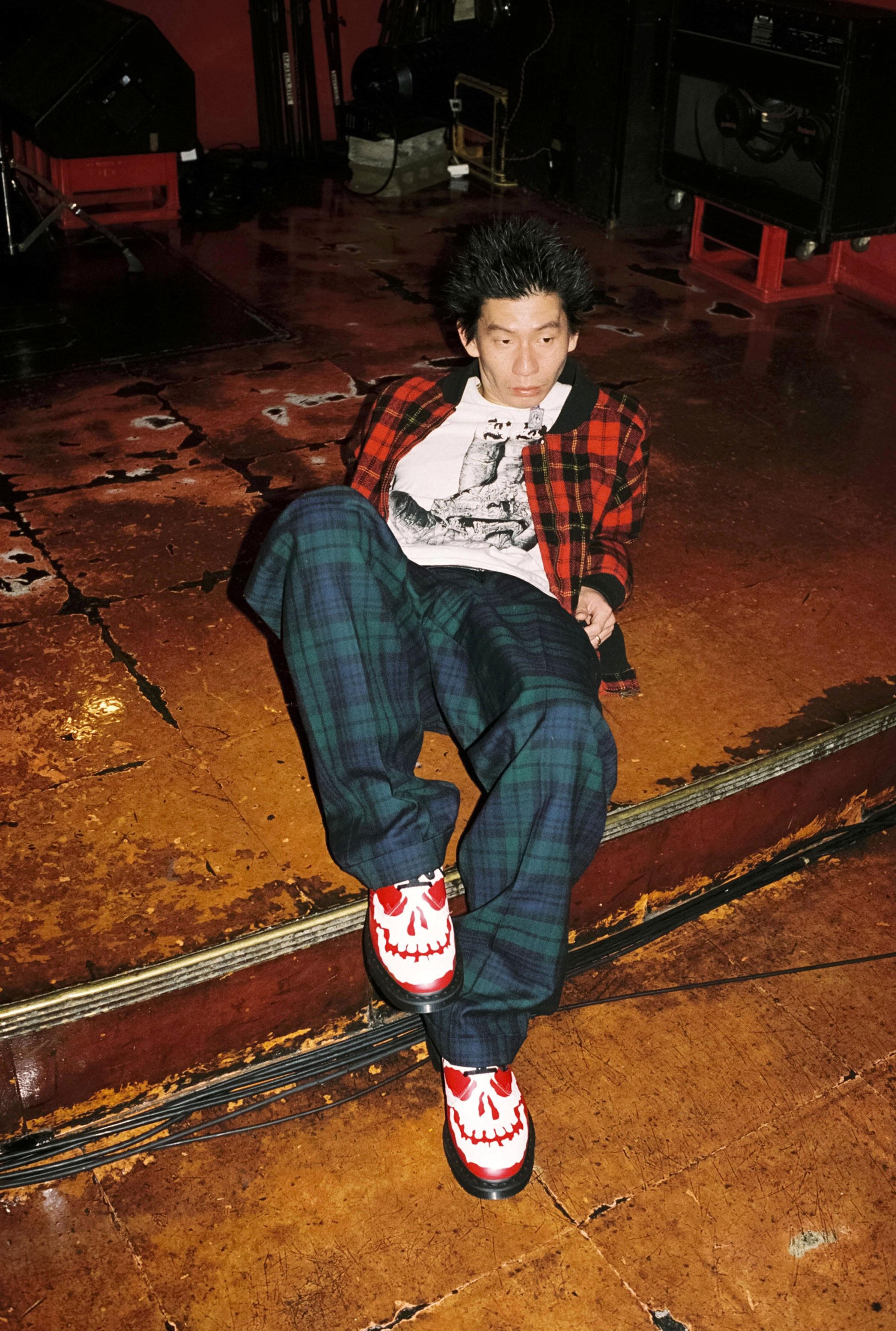 1461 SUPREME SKULL in Poppy Red | Dr. Martens