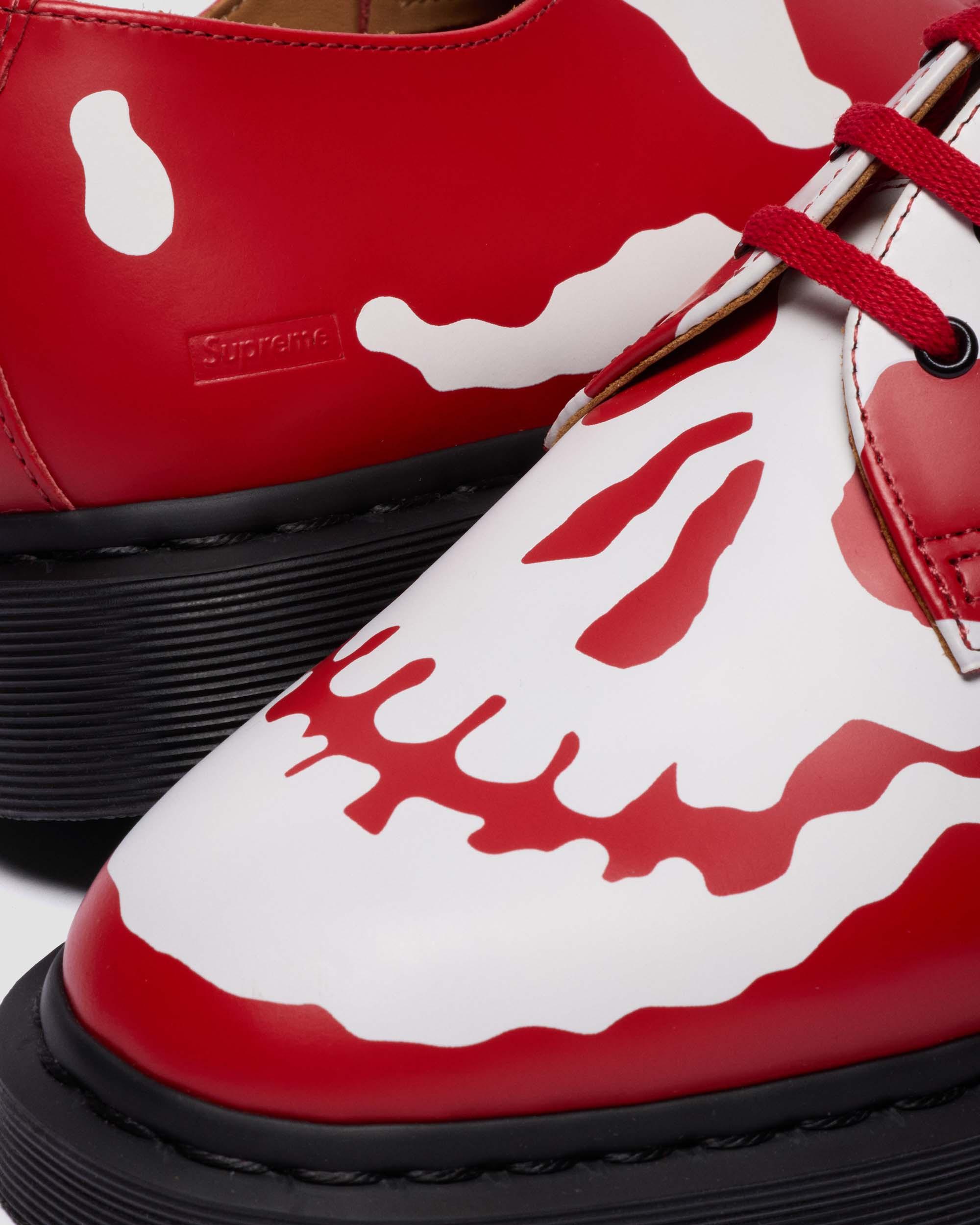 1461 SUPREME SKULL in POPPY RED+WHITE | Dr. Martens™