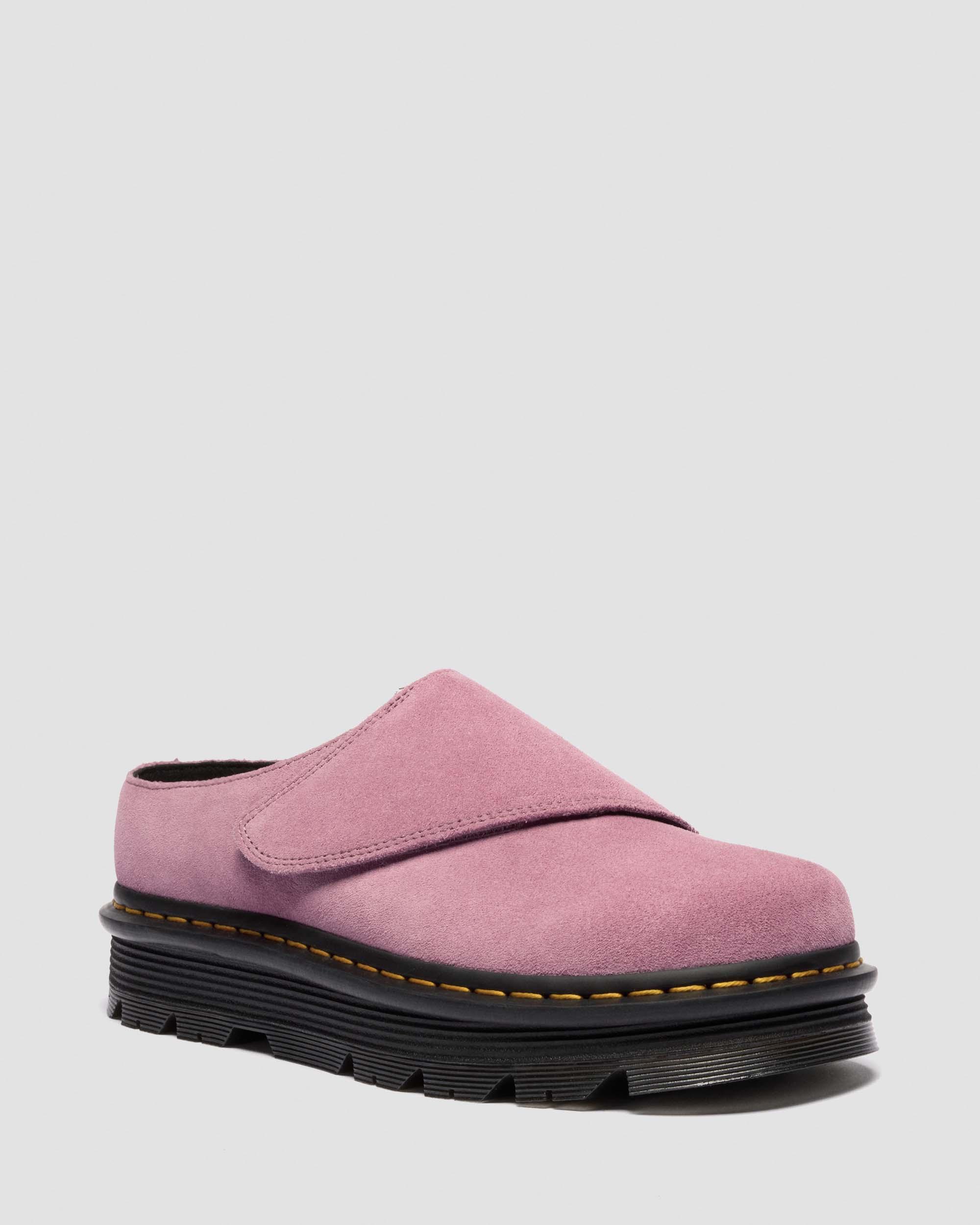 Zebzag Anywair Suede Platform Mules in DUSTY ROSE