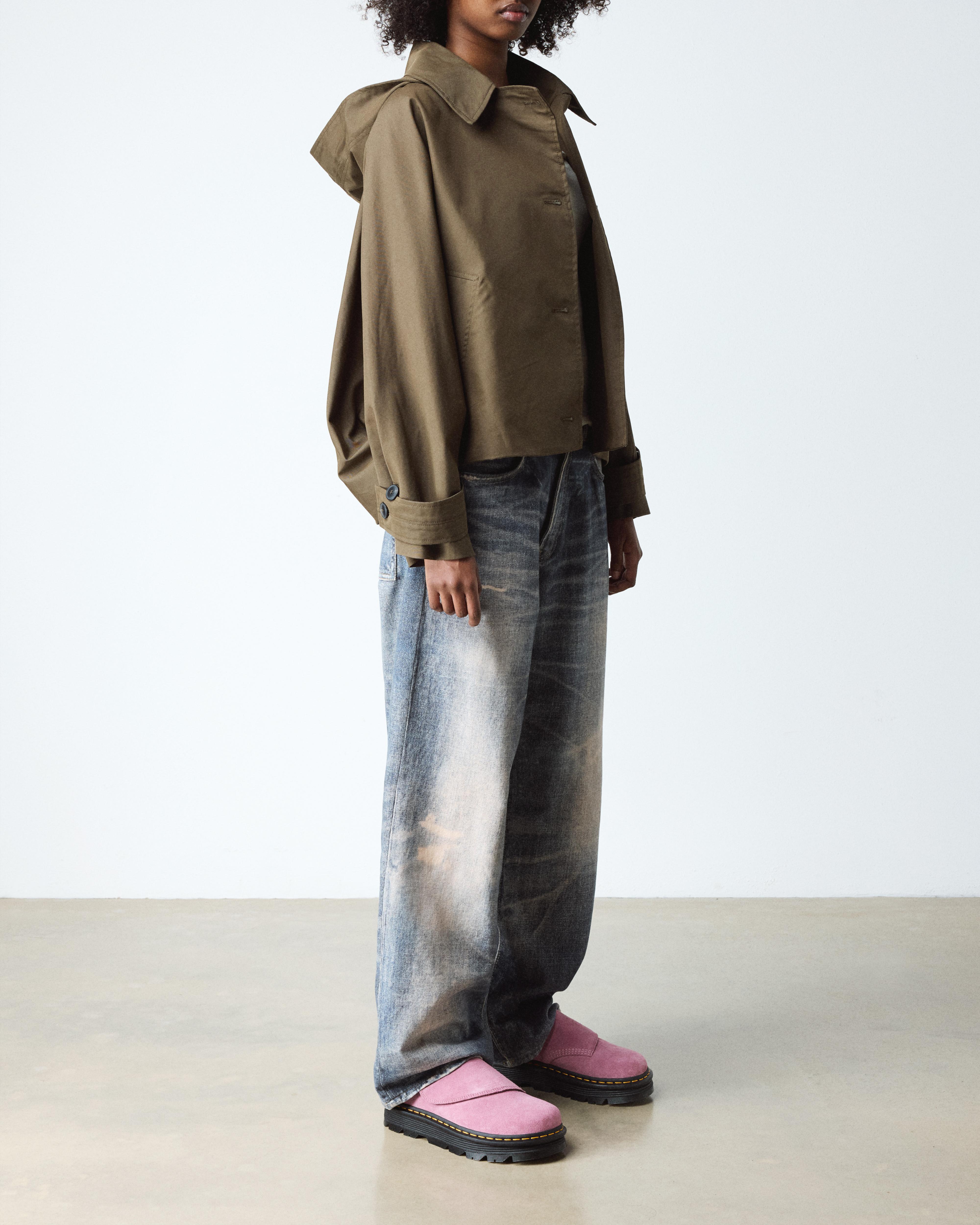 Zebzag Anywair mocka mules med plattform in Puderrosa