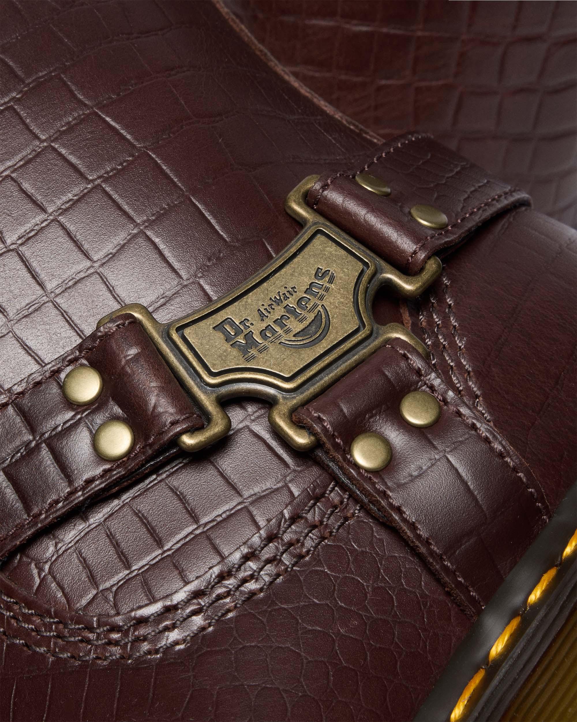 Anistone Hi in DARK BROWN | Dr. Martens™