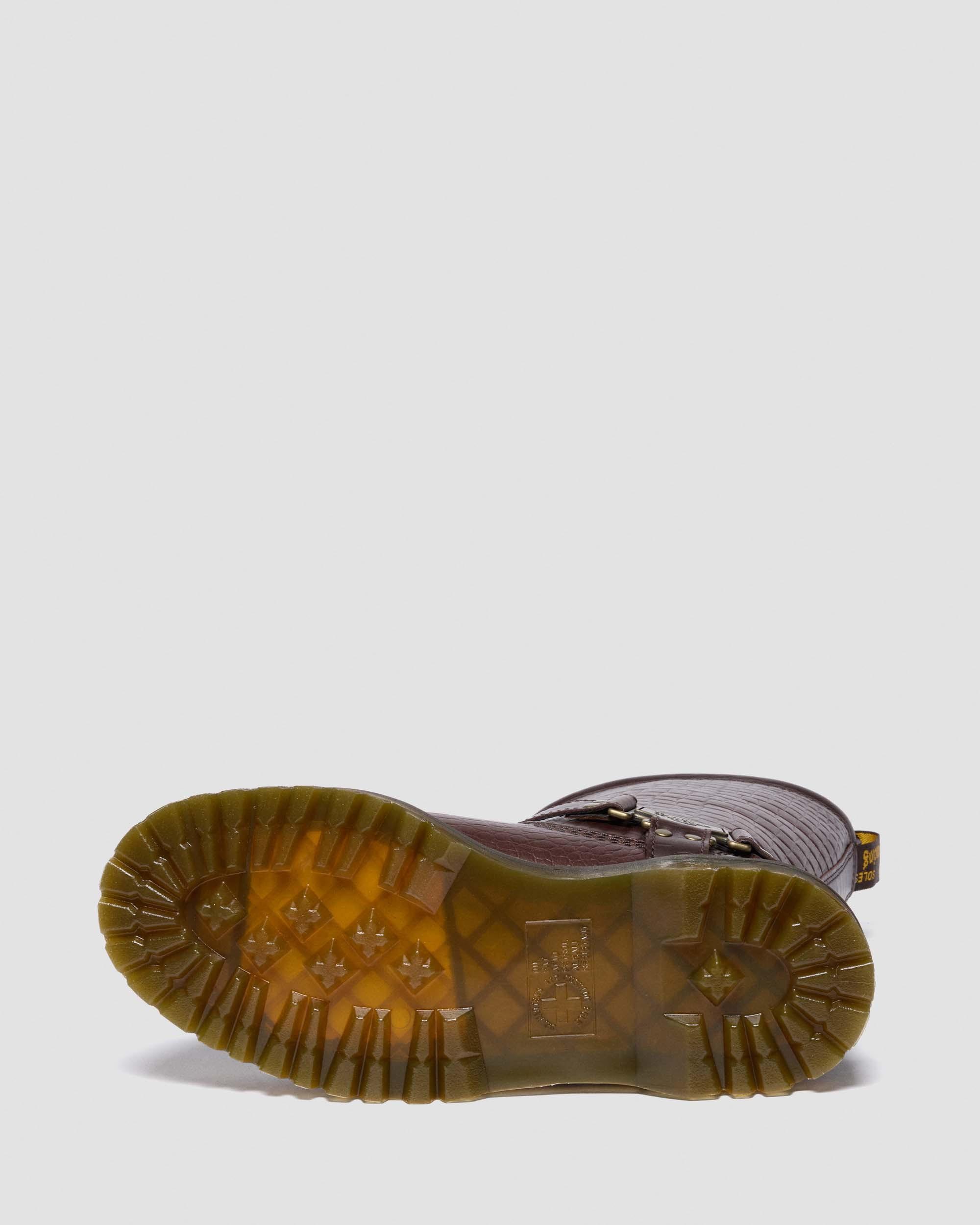 Anistone Hi in DARK BROWN | Dr. Martens™