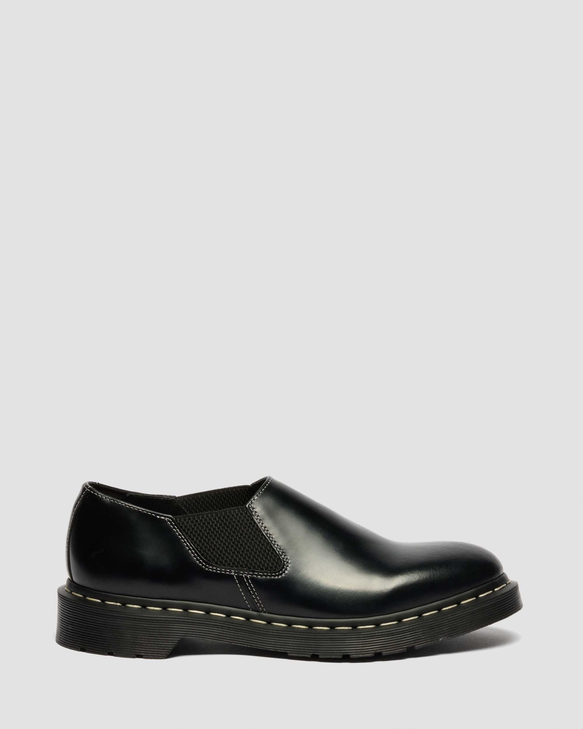 b*r様 Dr. Martens スリッポン ブラック Louis uk8 Louis Smooth Leather Slip On Shoes in BLACK | Dr. Martens™