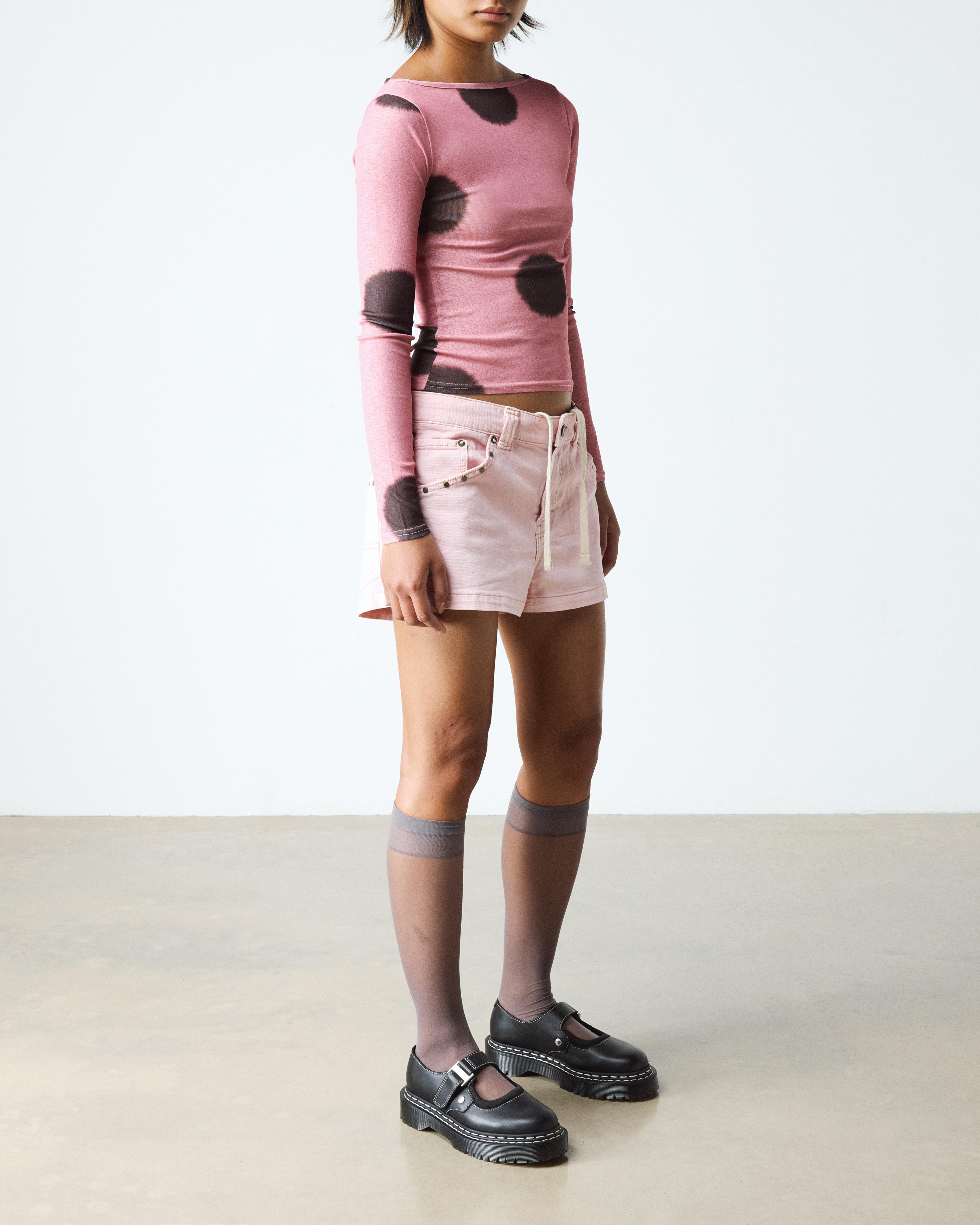 Mary Jane Bex Double Stitch Leather Shoes in Black