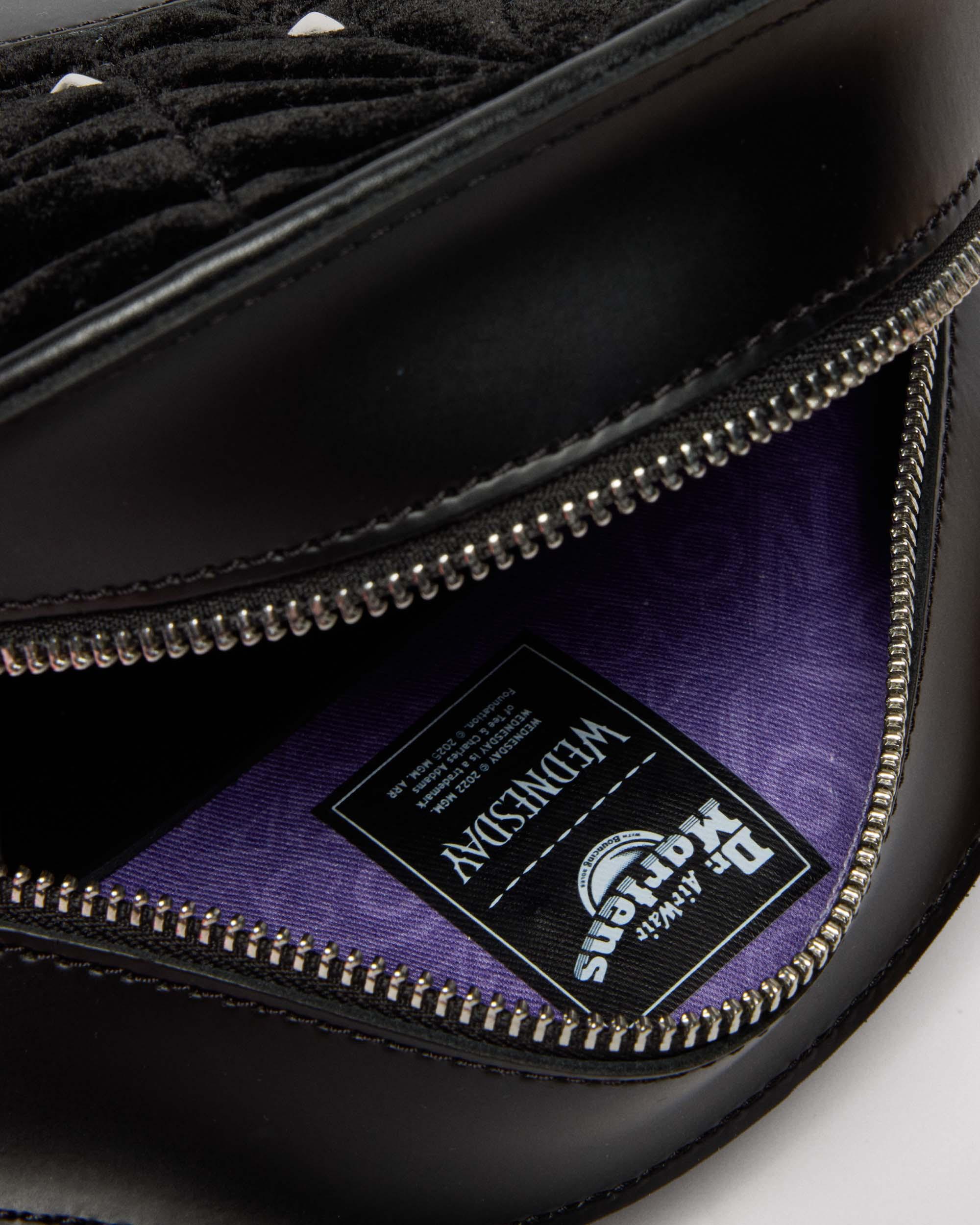 Runder Wednesday Rucksack in Schwarz