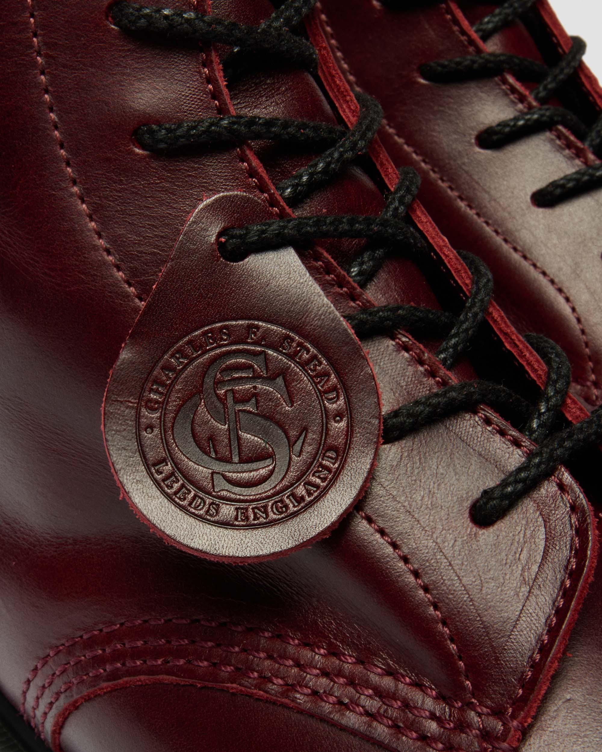 Botas 1460 de piel Classic Calf in Burdeos