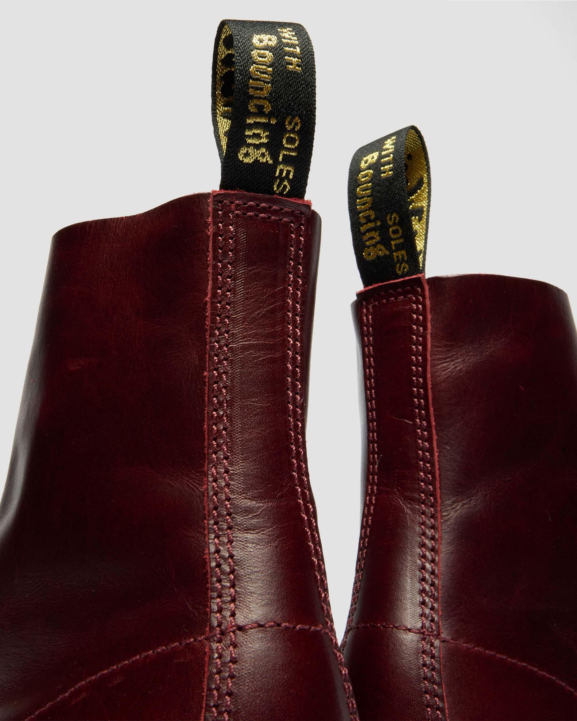 Botas 1460 de piel Classic Calf in Burdeos