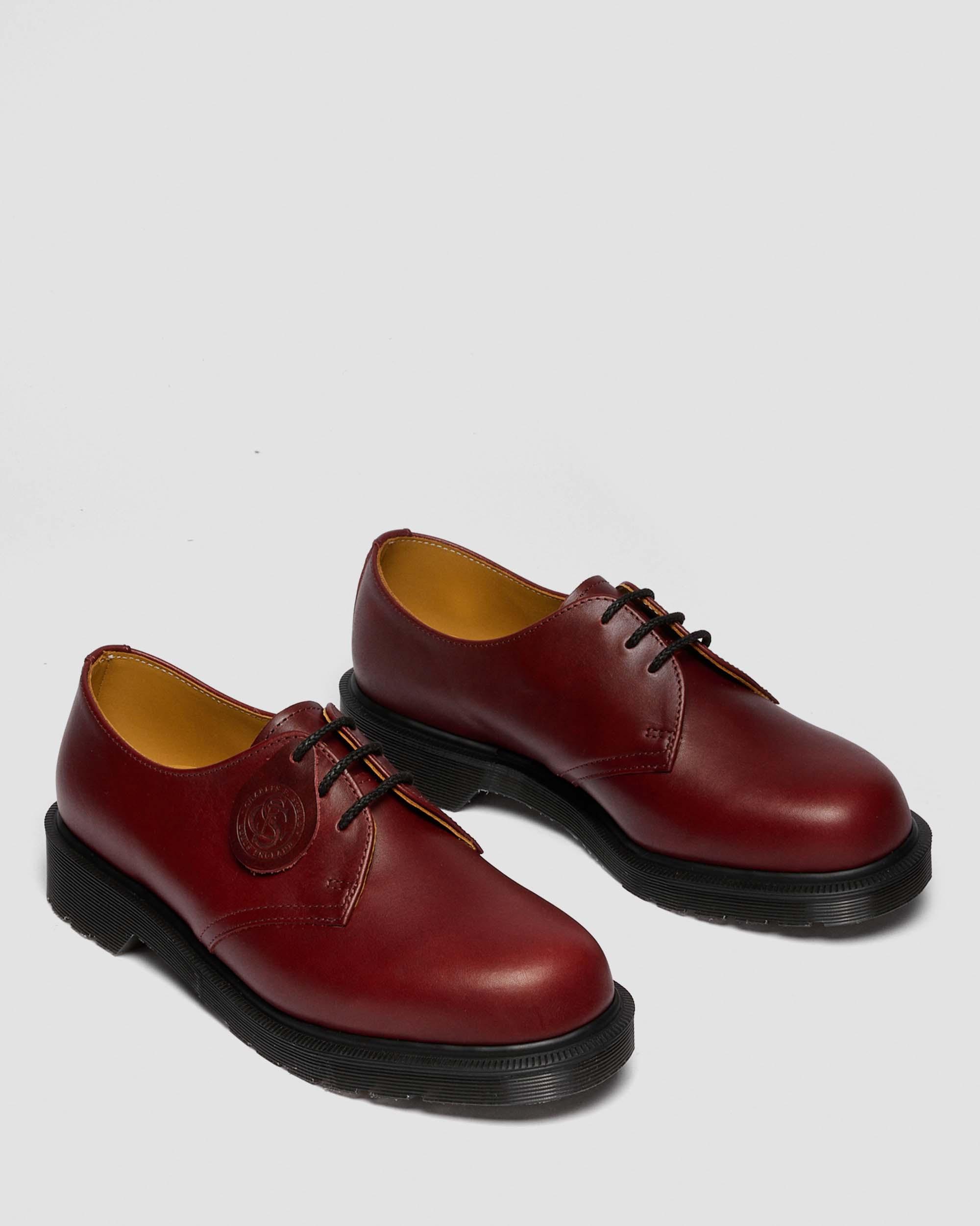 Chaussures 1461 en cuir Classic Calf in Bordeaux