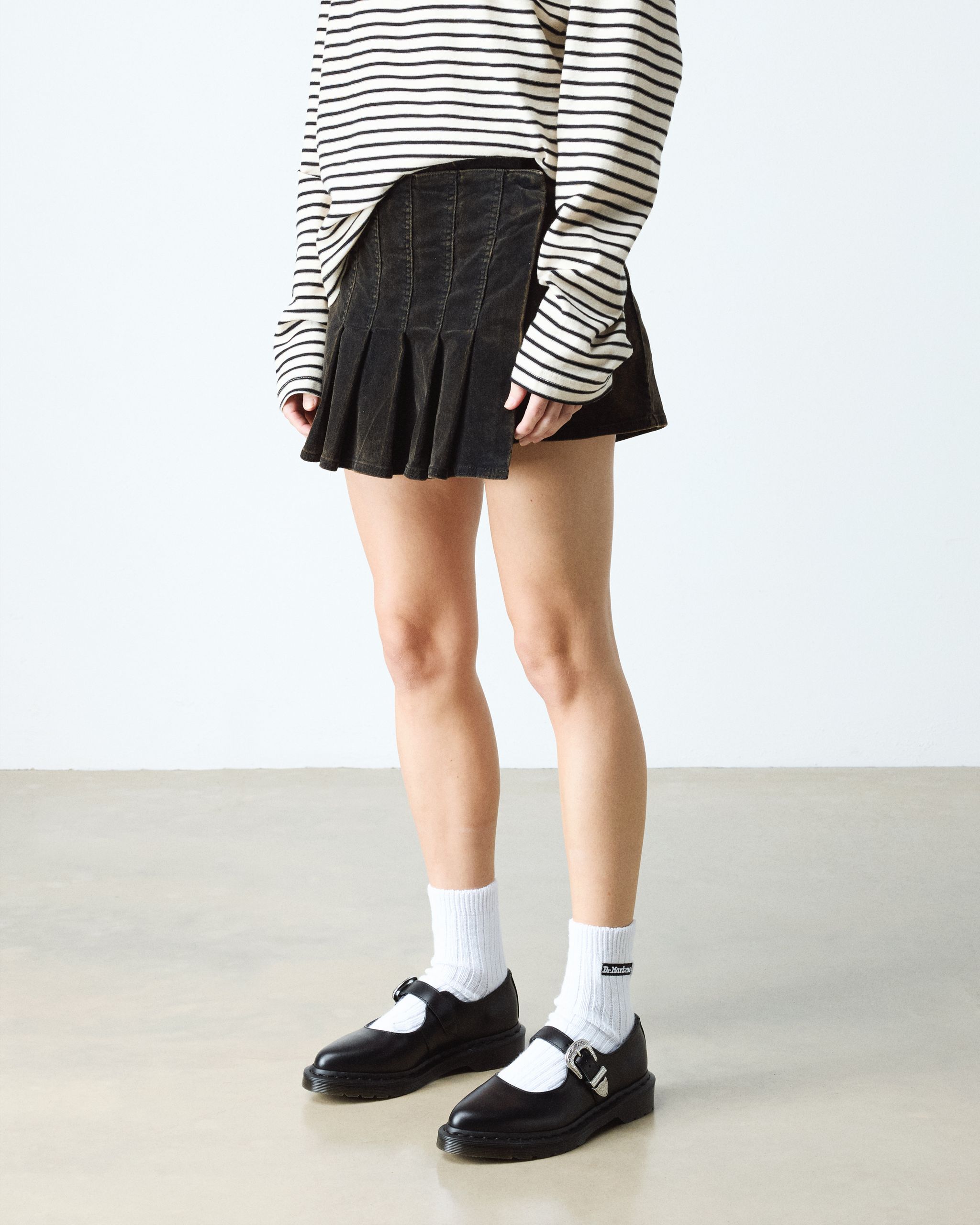 Elphie Mary Jane Buckle Atlas Leather Shoes product image