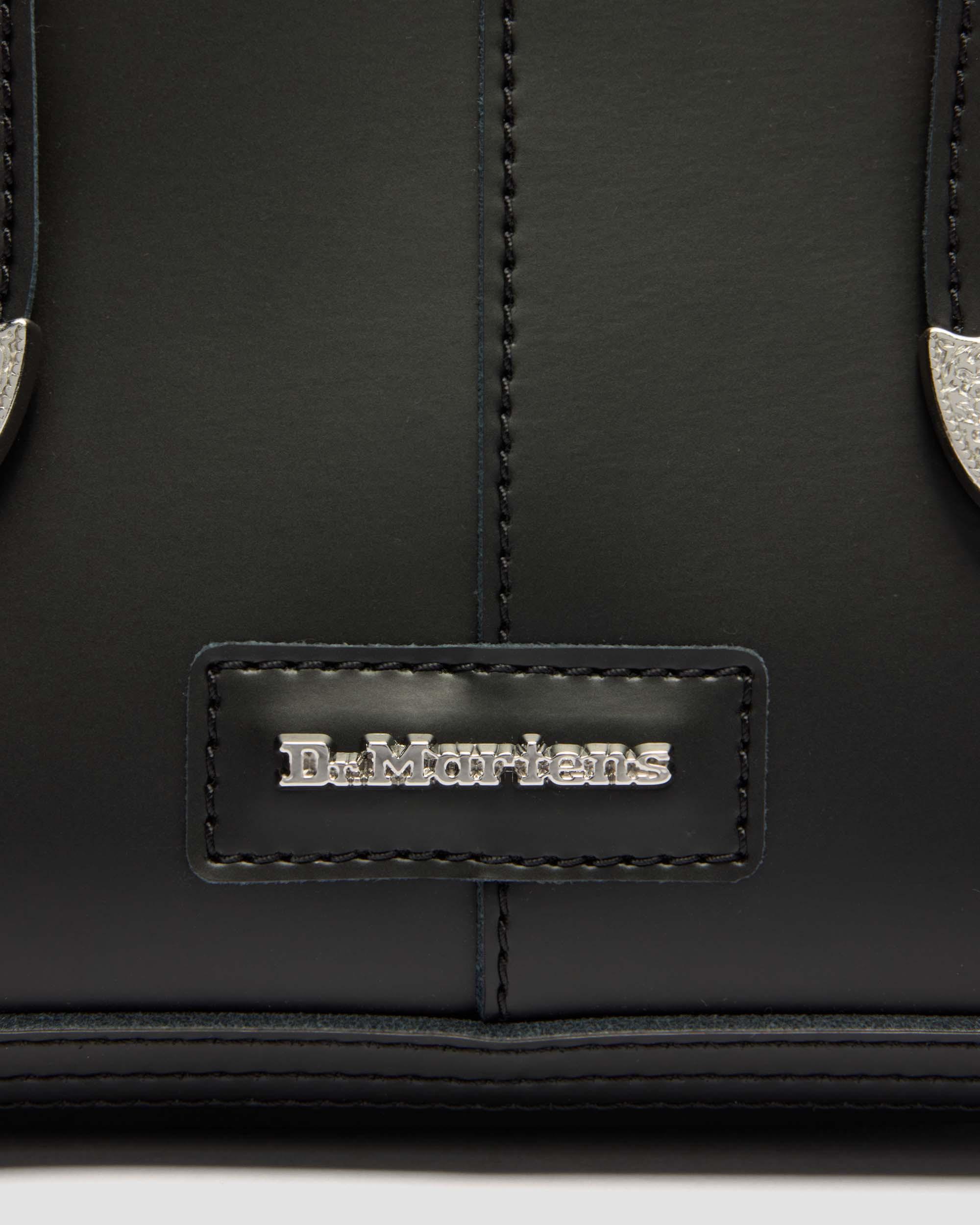 Small Kiev Leather Tote Bag in Black