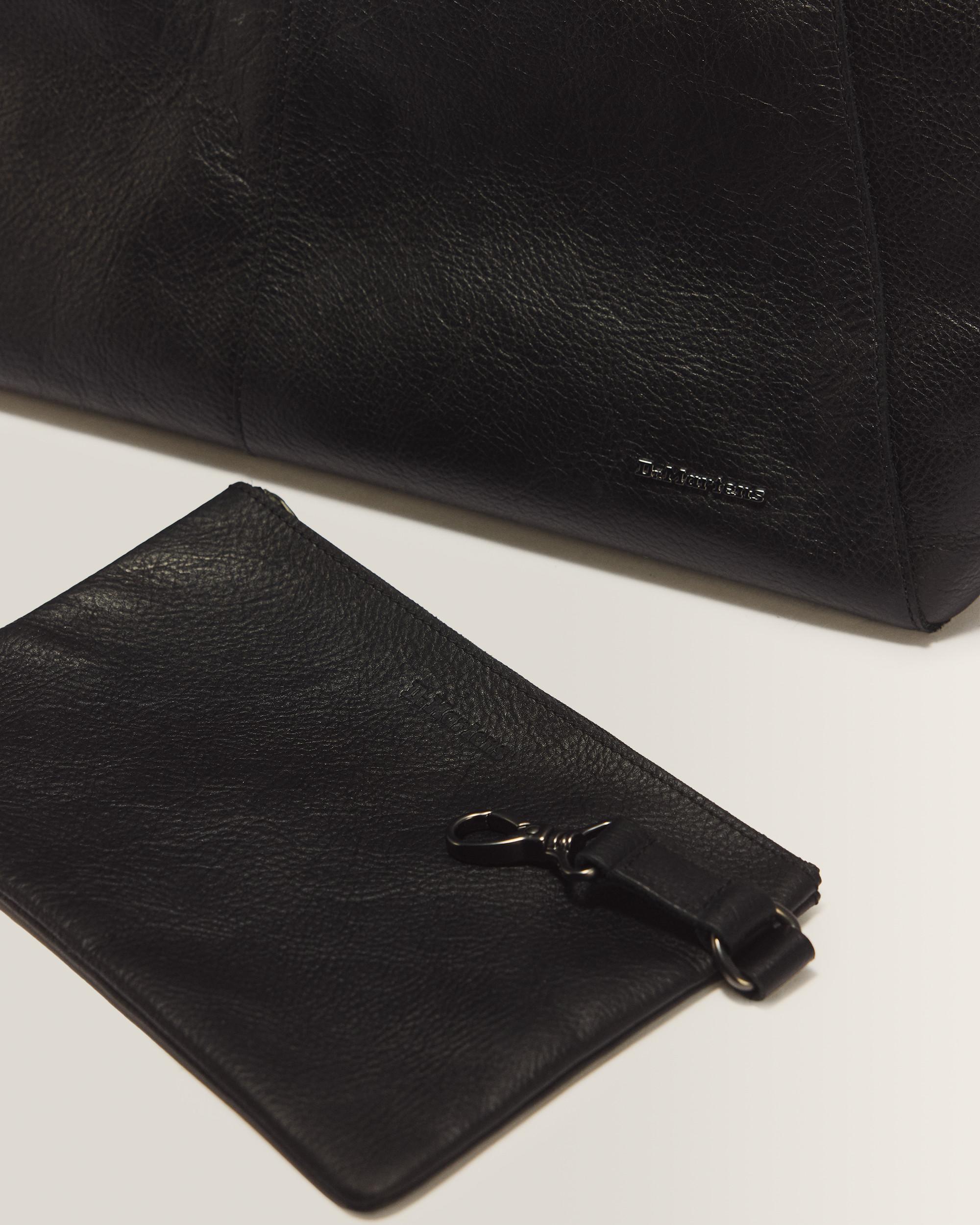 Maxi Overdrive Leather Tote Bag in Black