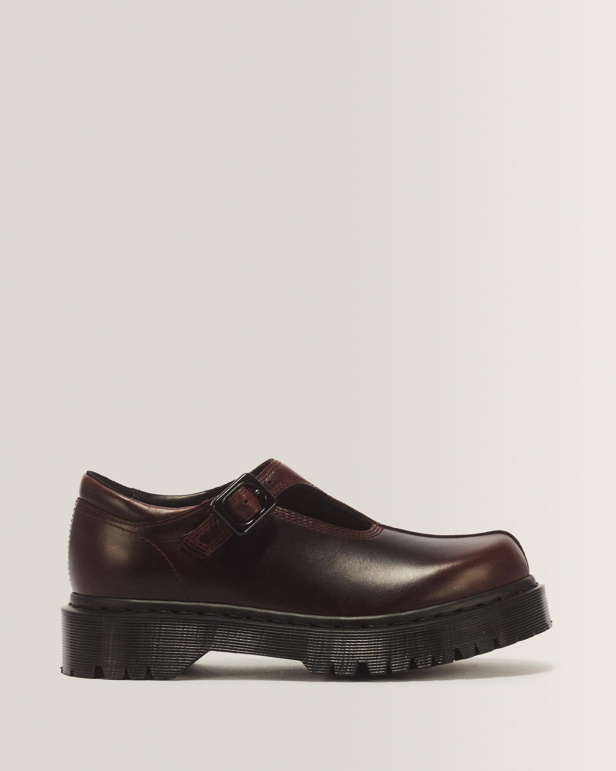 Dr. Martens Rejena Explorer Wp Leren Mary Jane Schoenen in Bruin,