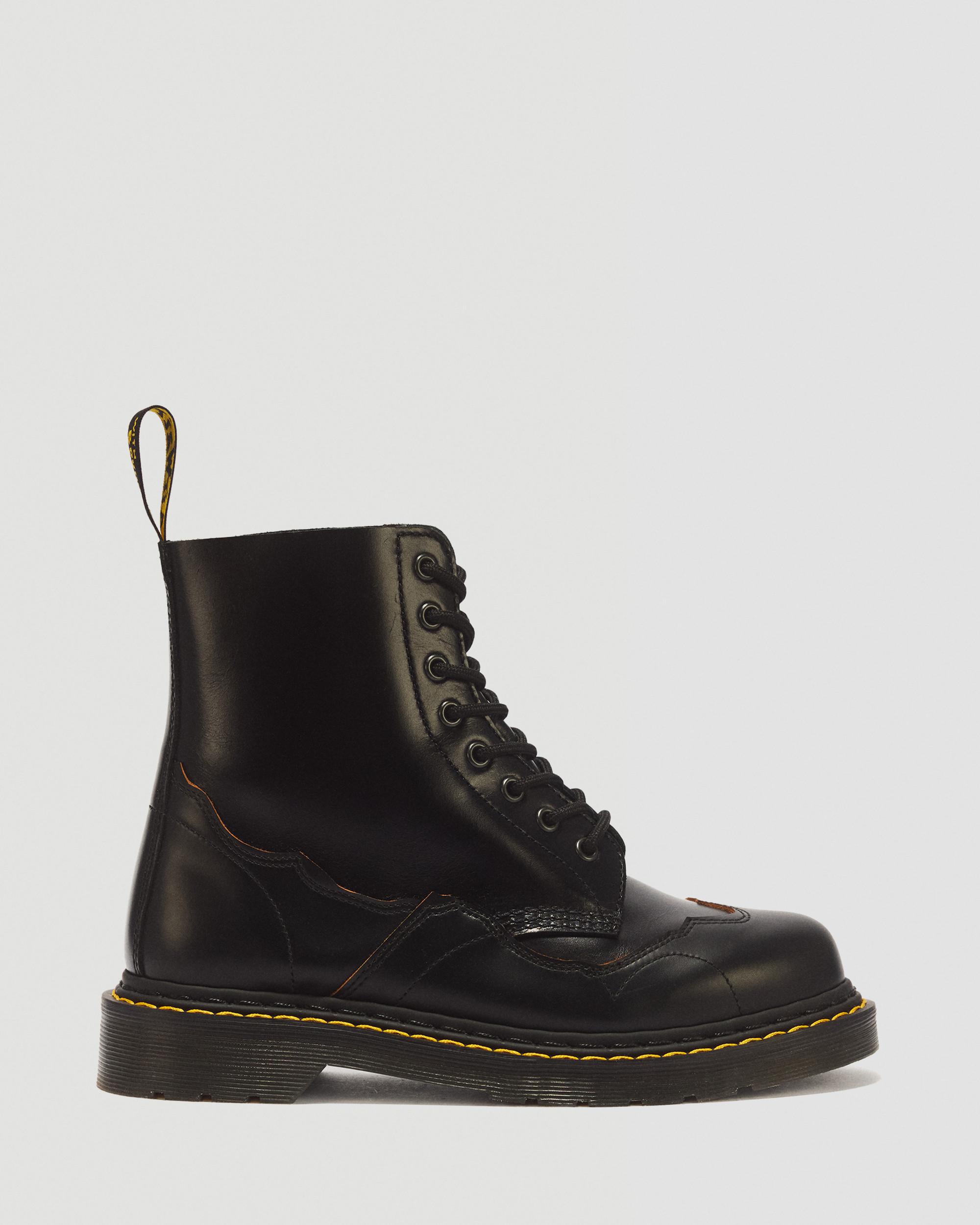 1460 Pascal RI 8 Eye Boot in Black | Dr. Martens