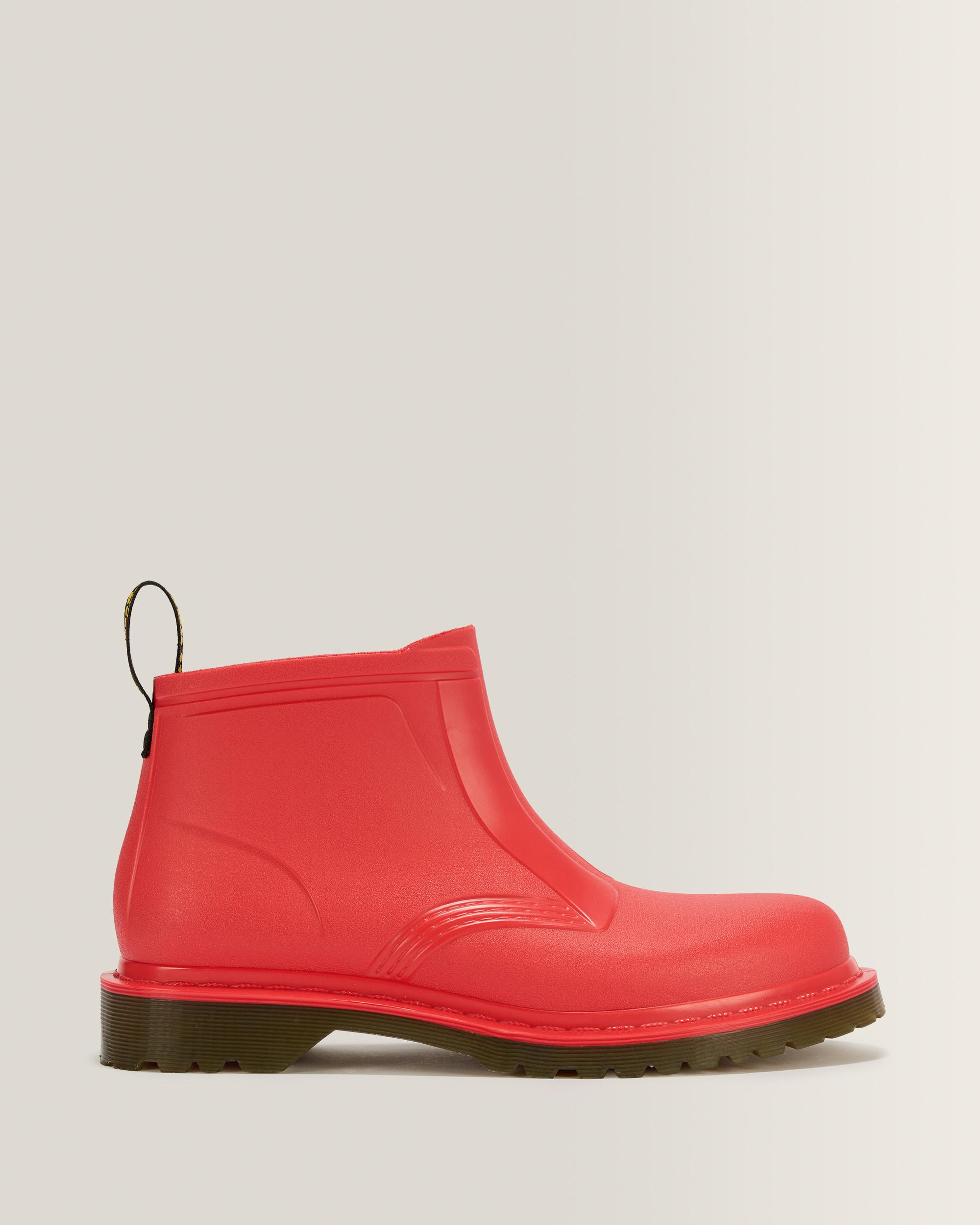 Dr. Martens 101 Rain Low Waterdichte Instaplaarzen in Rood, Grootte: 39