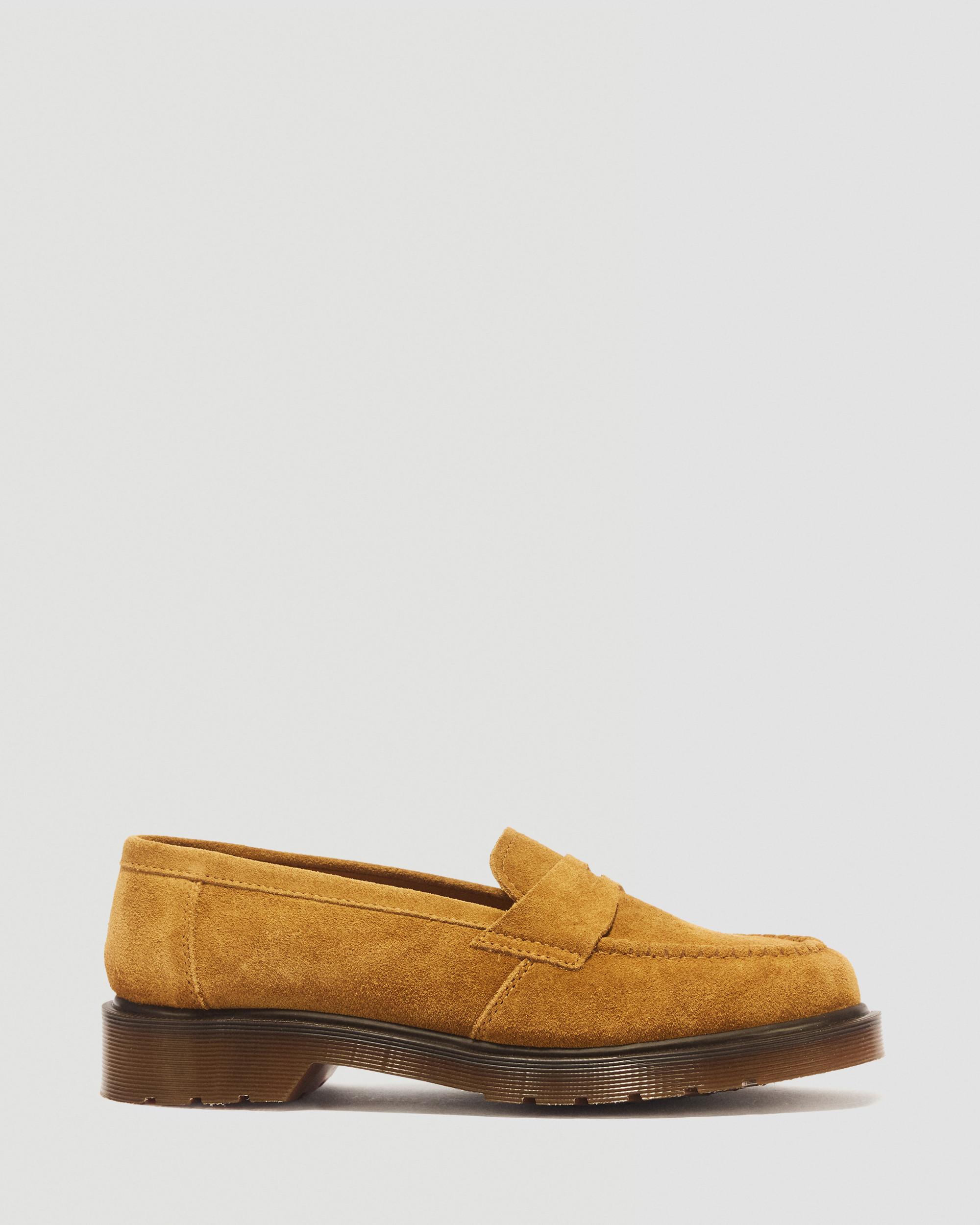 Dr. Martens Delapre Repello Kalfssuède Pennyloafers in Geel,