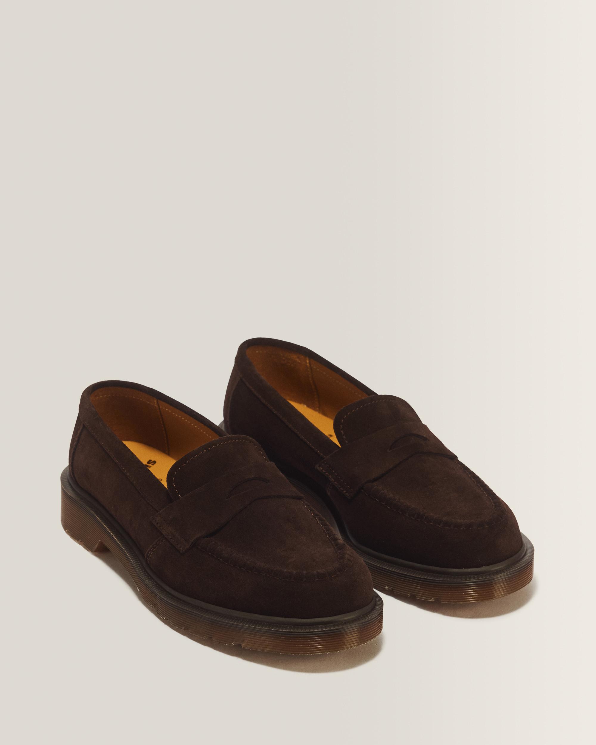 Mocassins Delapre en daim Repello Calf in Marron