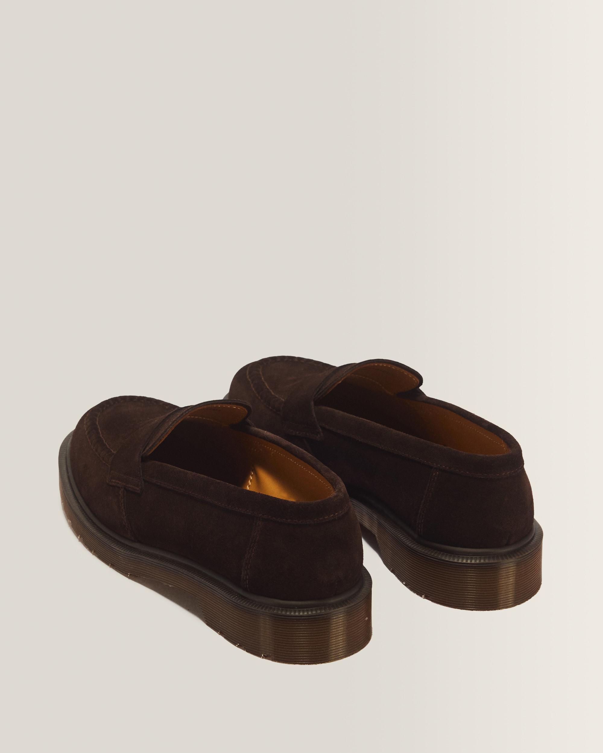 Mocassins Delapre en daim Repello Calf in Marron