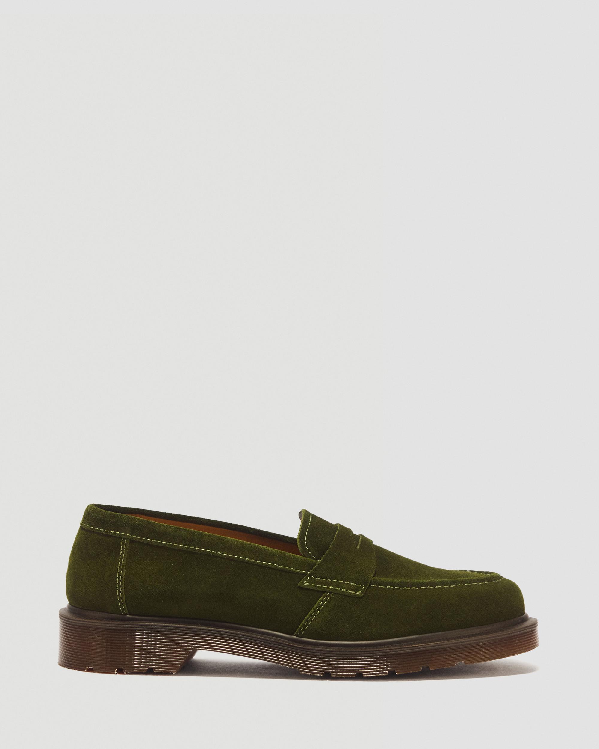 Delapre Penny Loafer Repello Calf Suede Mb in | Dr. Martens