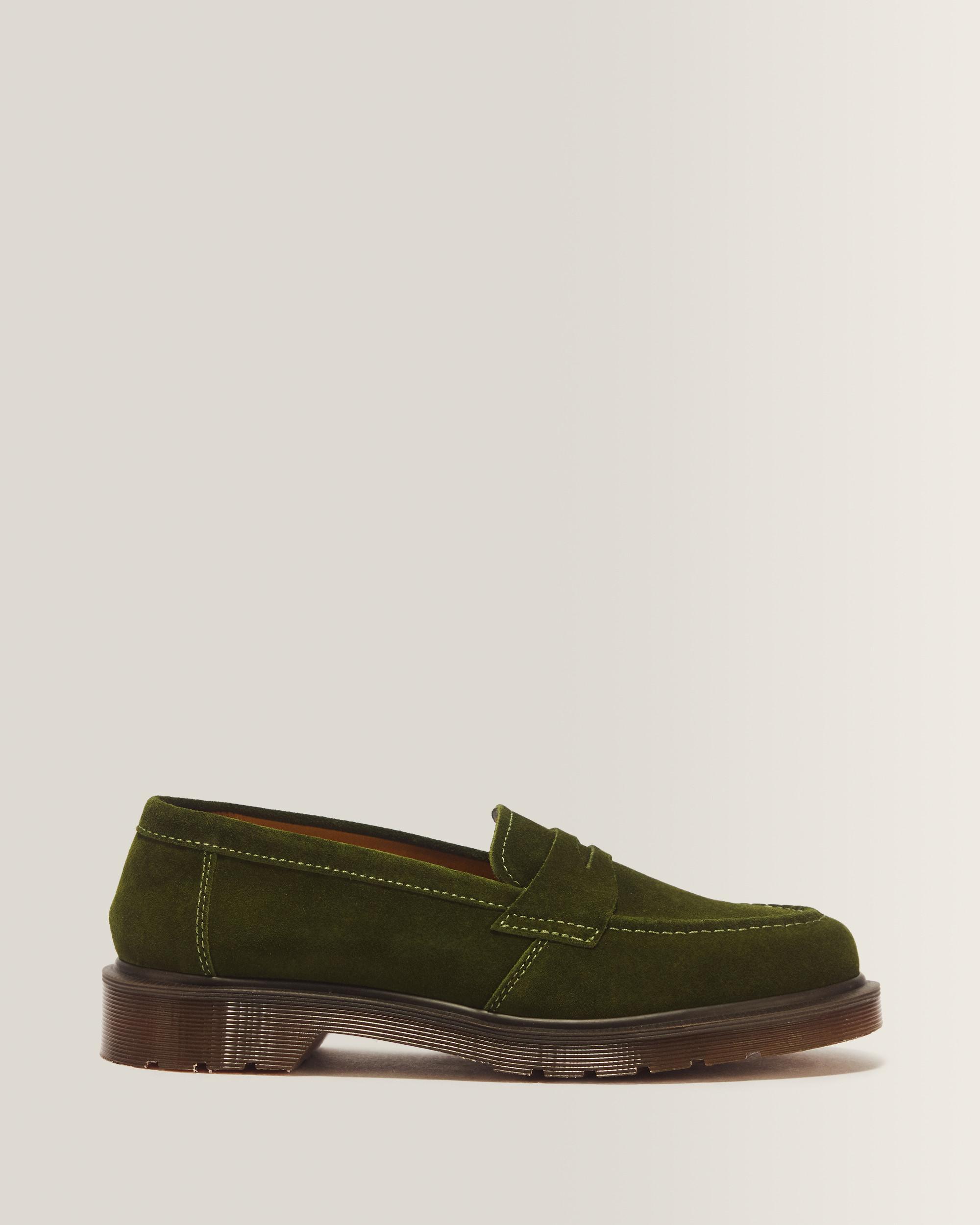 Delapre Penny Loafer Repello Calf Suede Mb in | Dr. Martens
