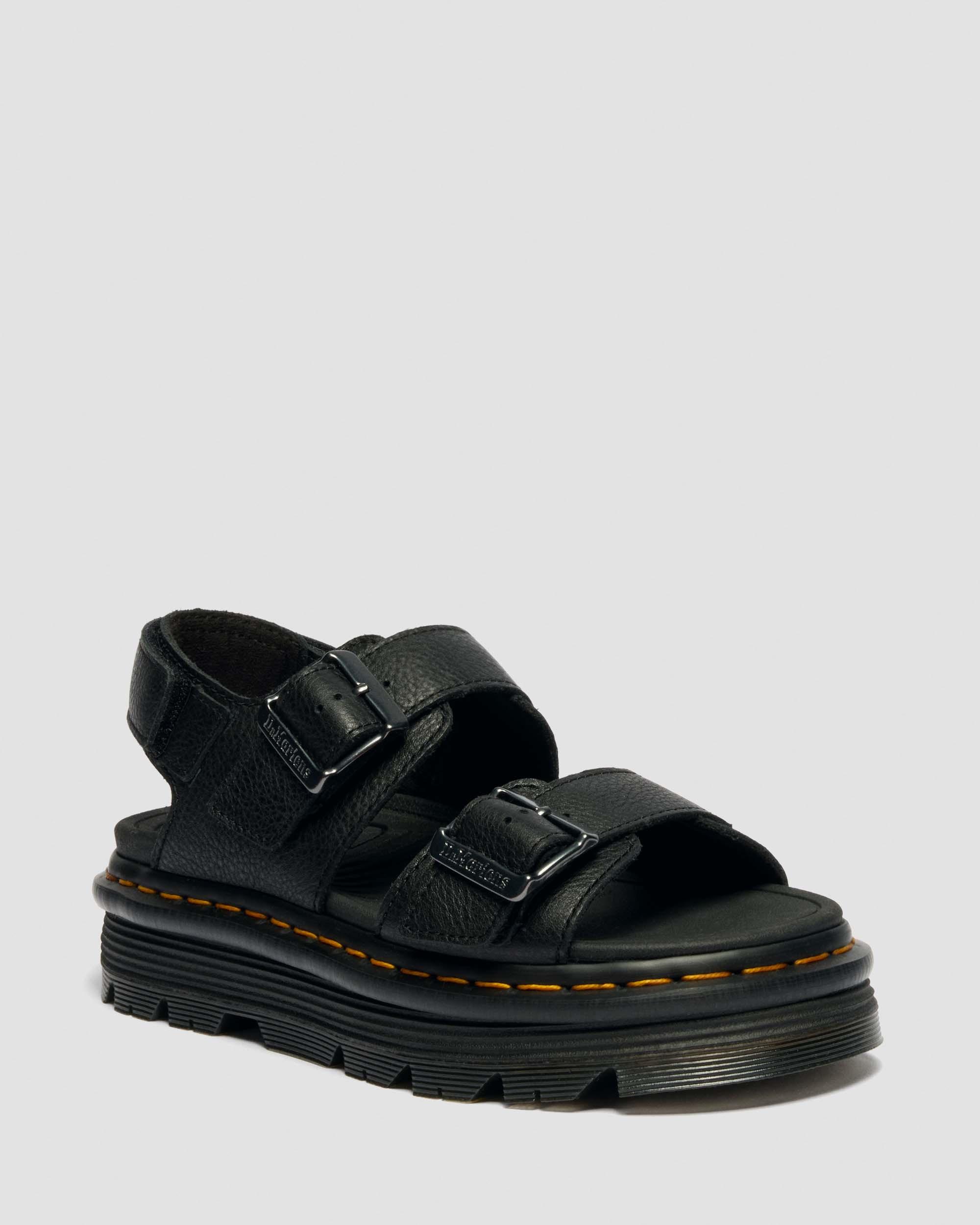 Zebzag Pisa Platform Sandals in Black | Dr. Martens