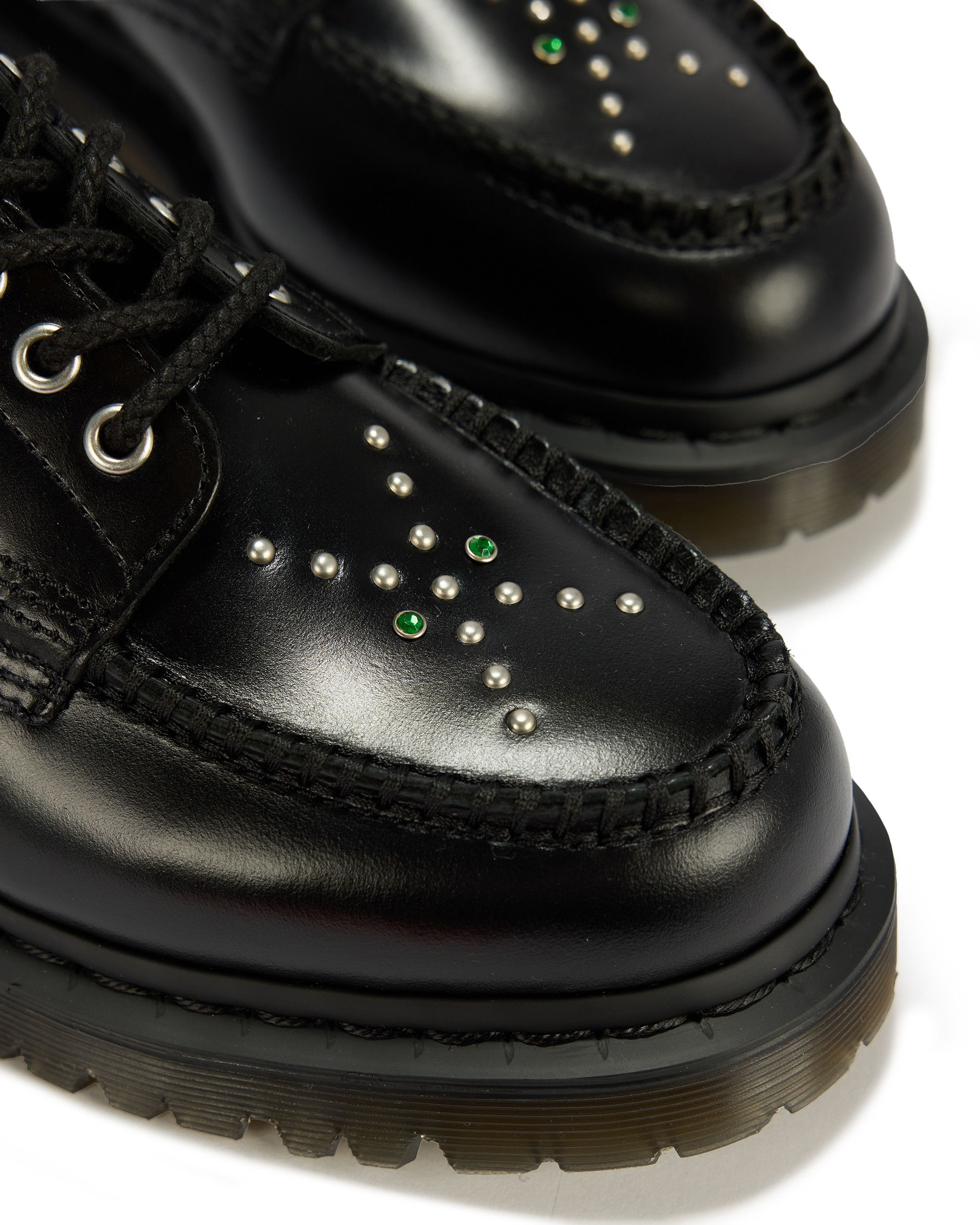 Lowell Stud Analine Leather Moc Toe Shoes product image