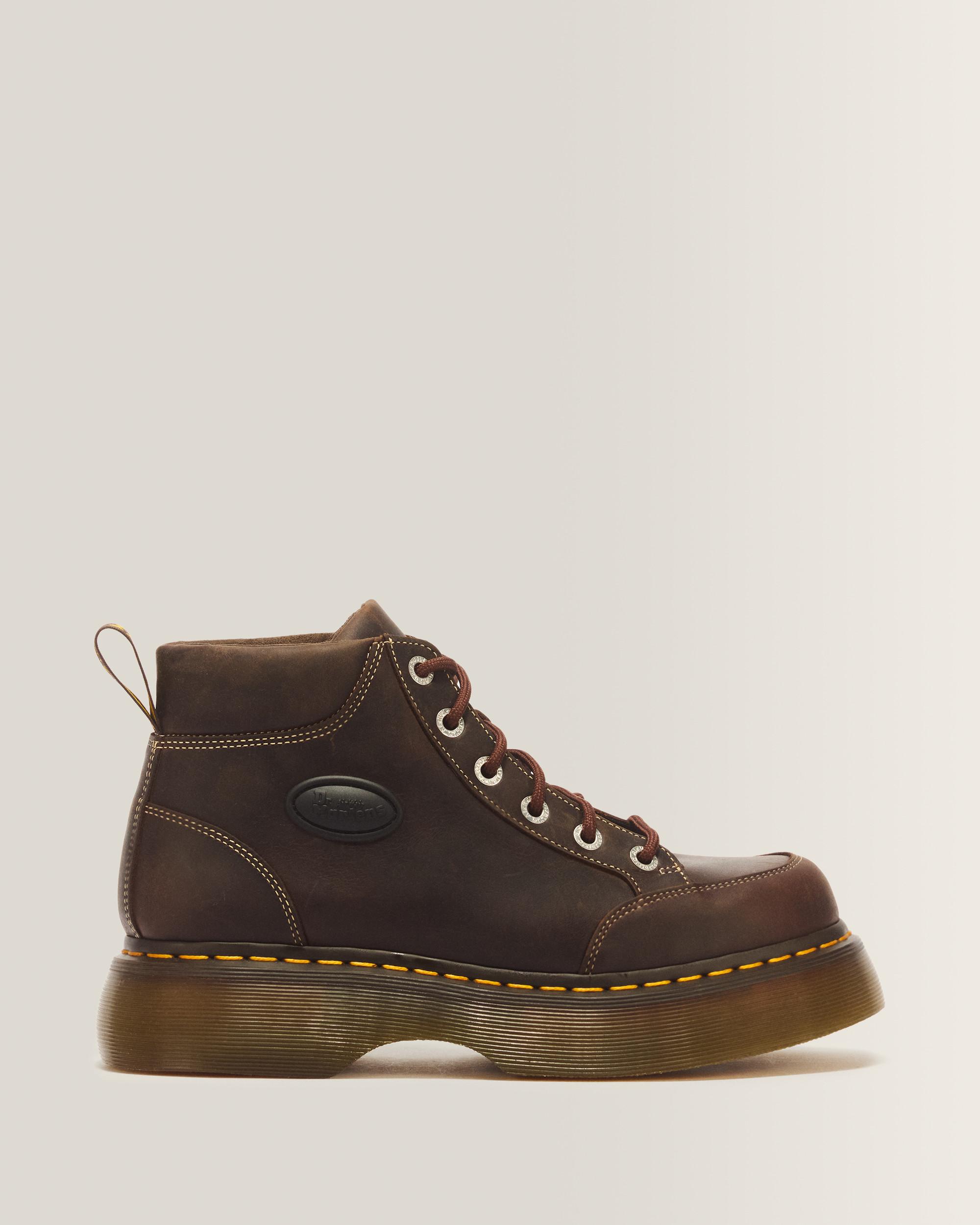 Buzz 6 Eye Crazy Horse Leather Lace Up Boots in | Dr. Martens