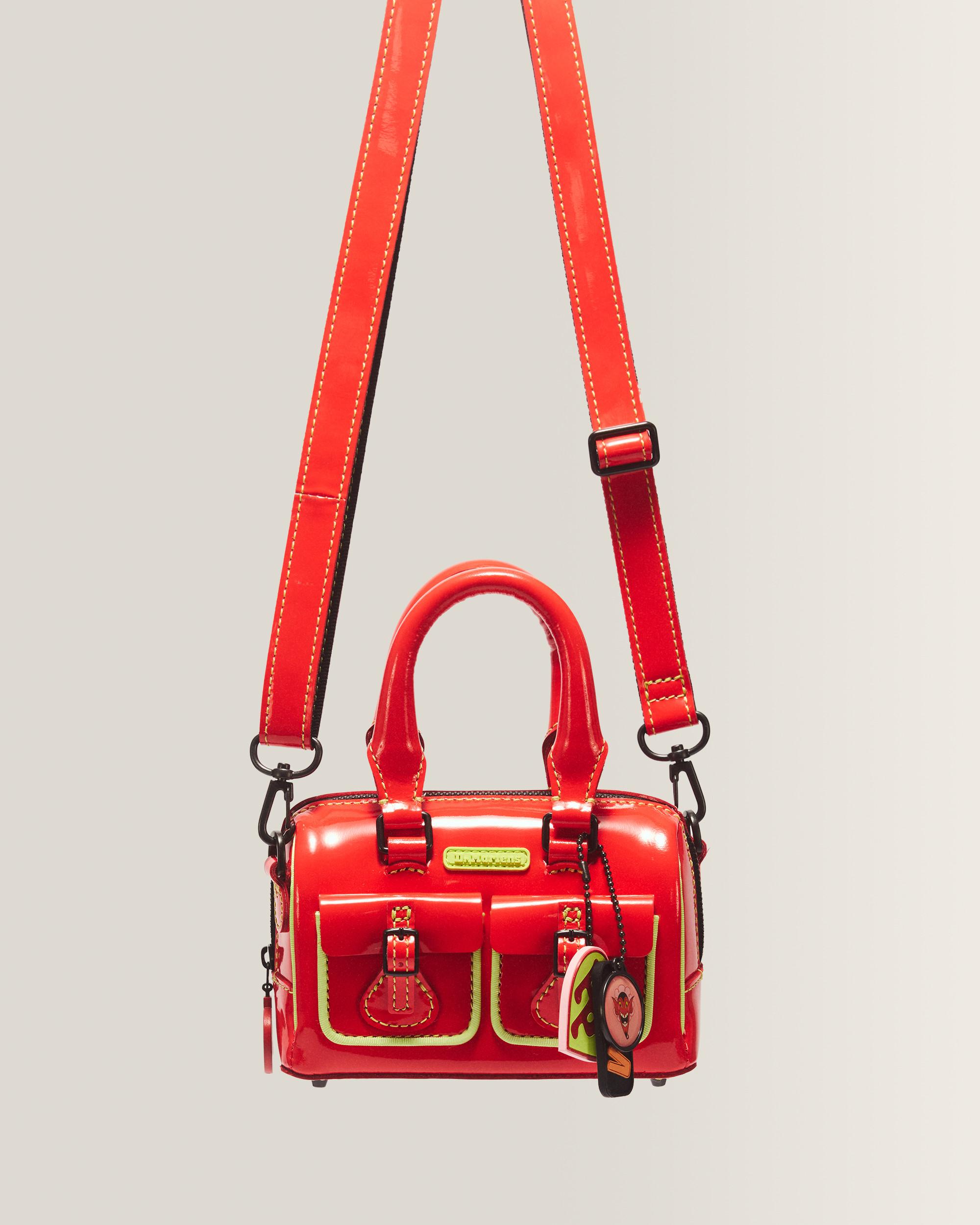 Mini Top Handle Powerpuff Girls Bag in Cherry Red
