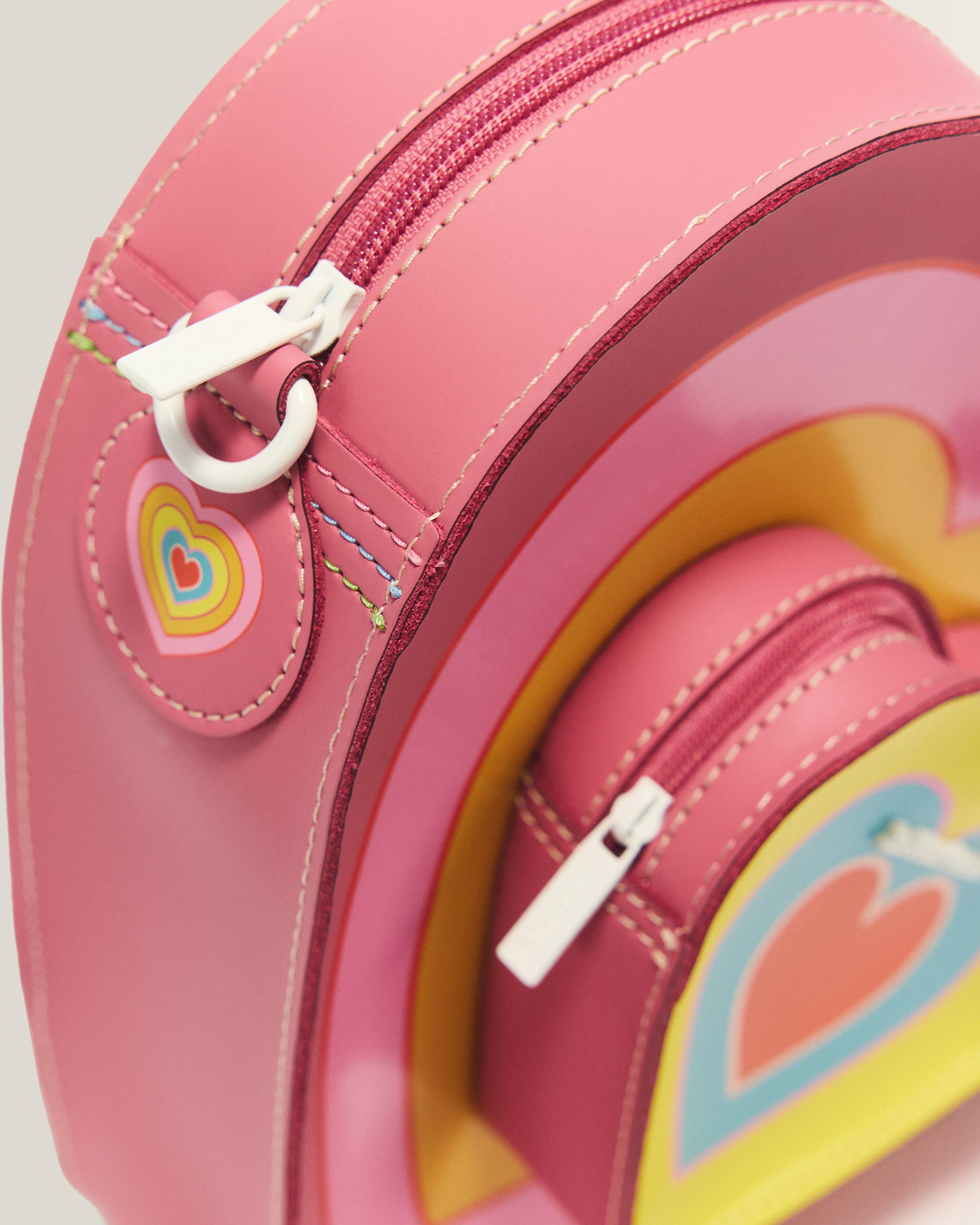 Powerpuff Girls Heart Backpack in Dusty Rose Pink