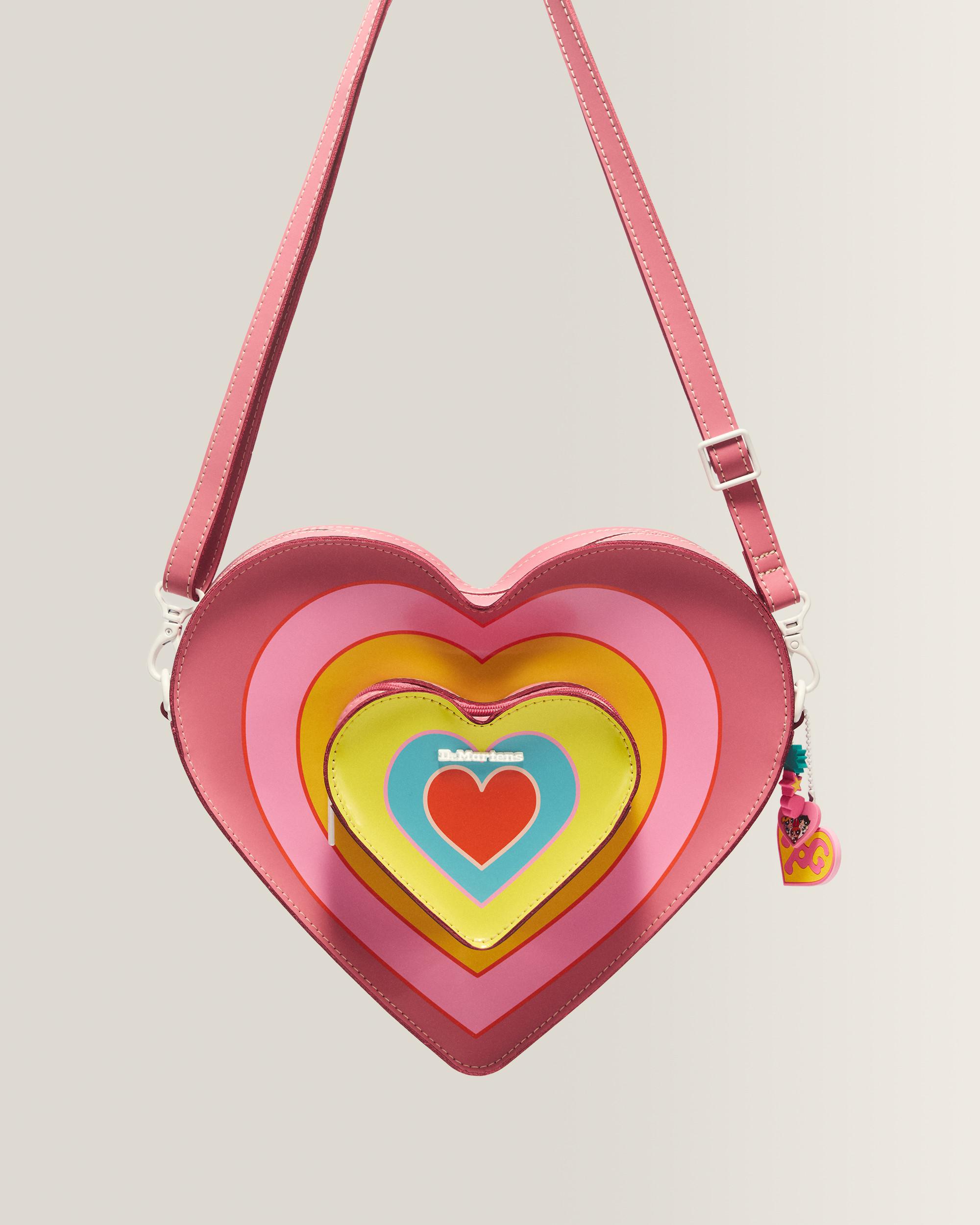 Powerpuff Girls Heart Backpack in Dusty Rose Pink