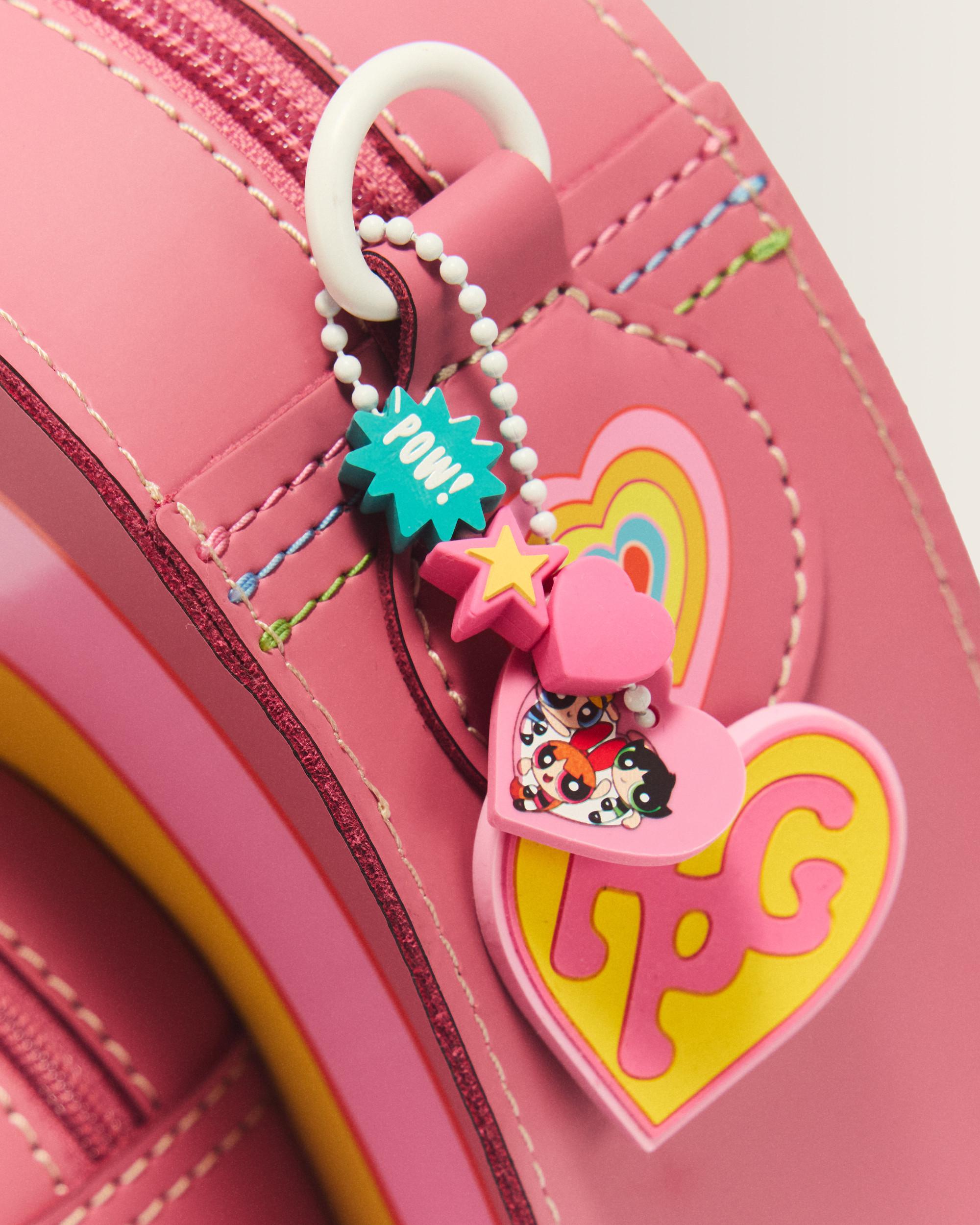 Powerpuff Girls Heart Backpack in Dusty Rose Pink