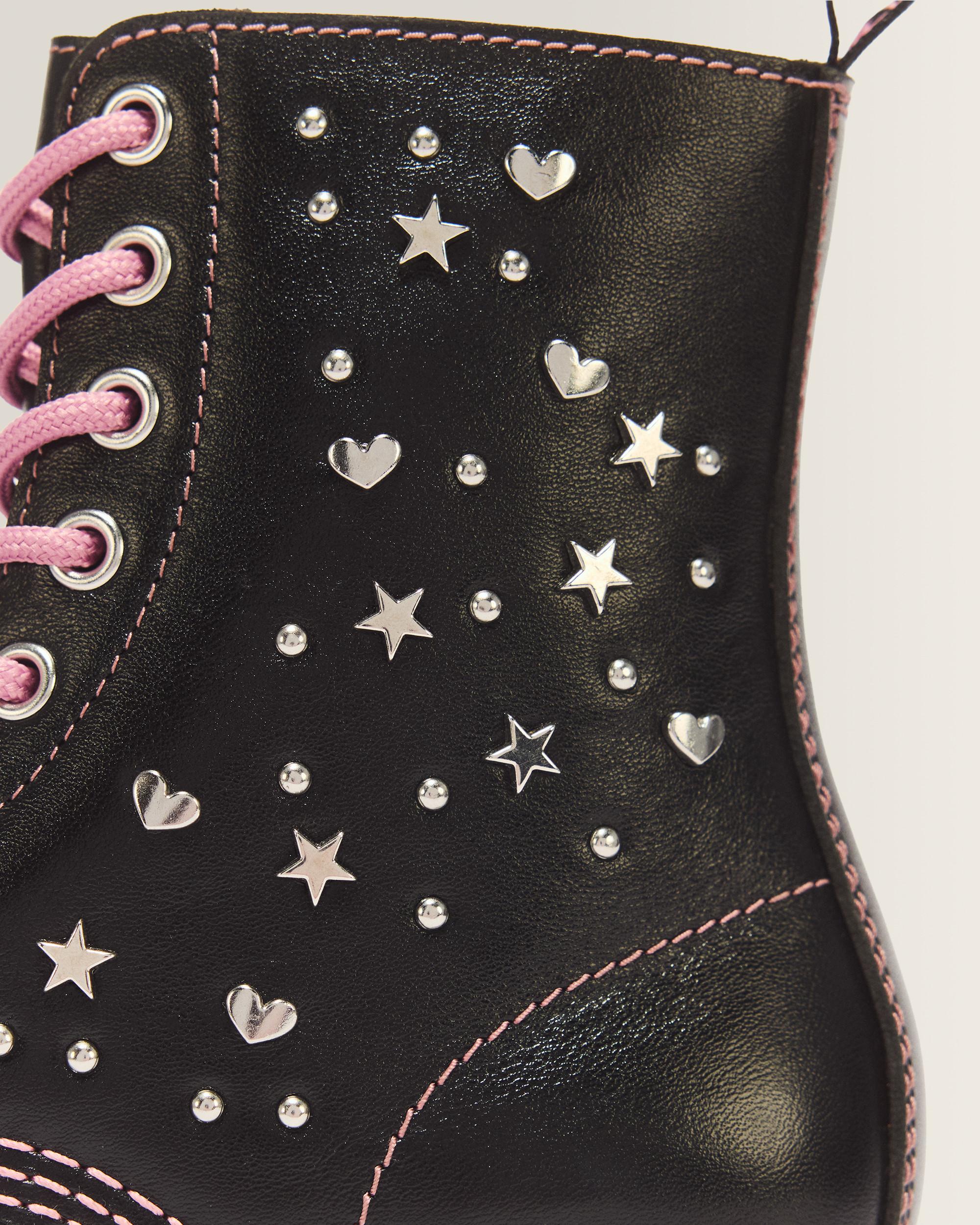 1460 Pascal Hearts & Stars Leather Lace Up Boots