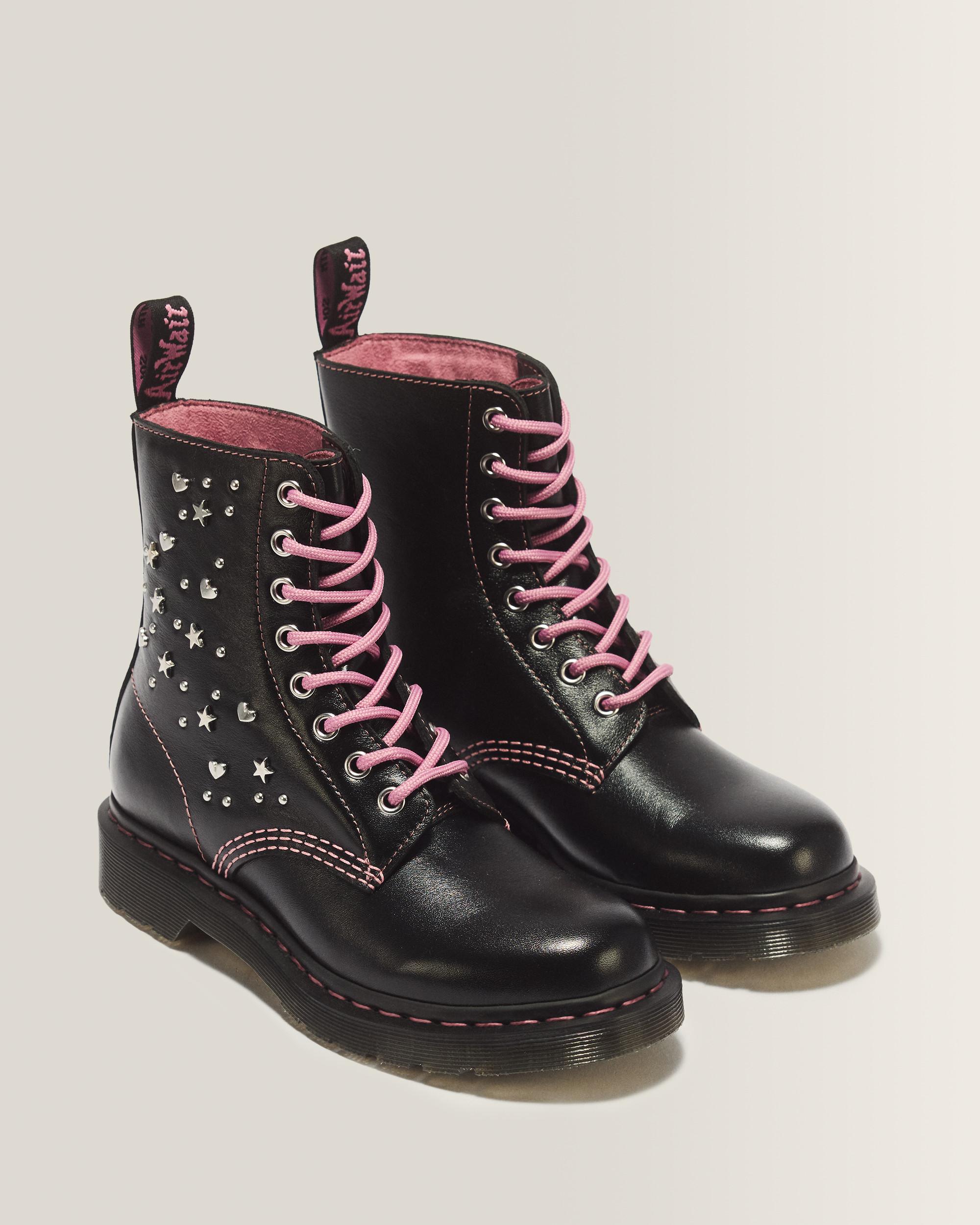 1460 Pascal Hearts & Stars Leather Lace Up Boots